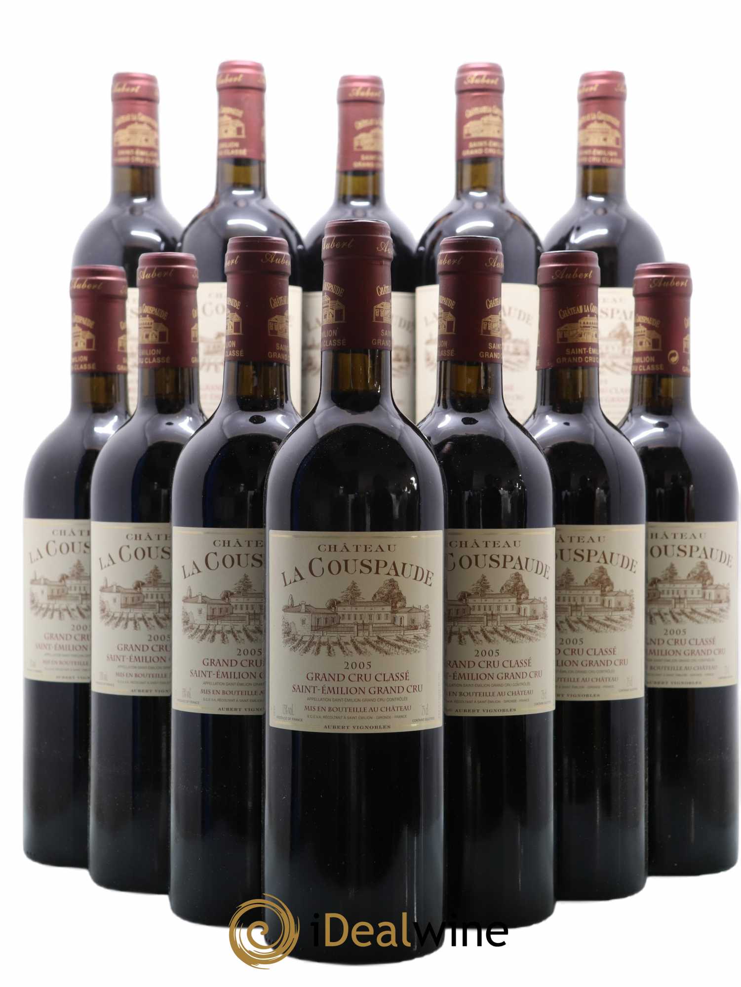 Château la Couspaude Grand Cru Classé 0 2005 - Lot de 12 bouteilles - 0
