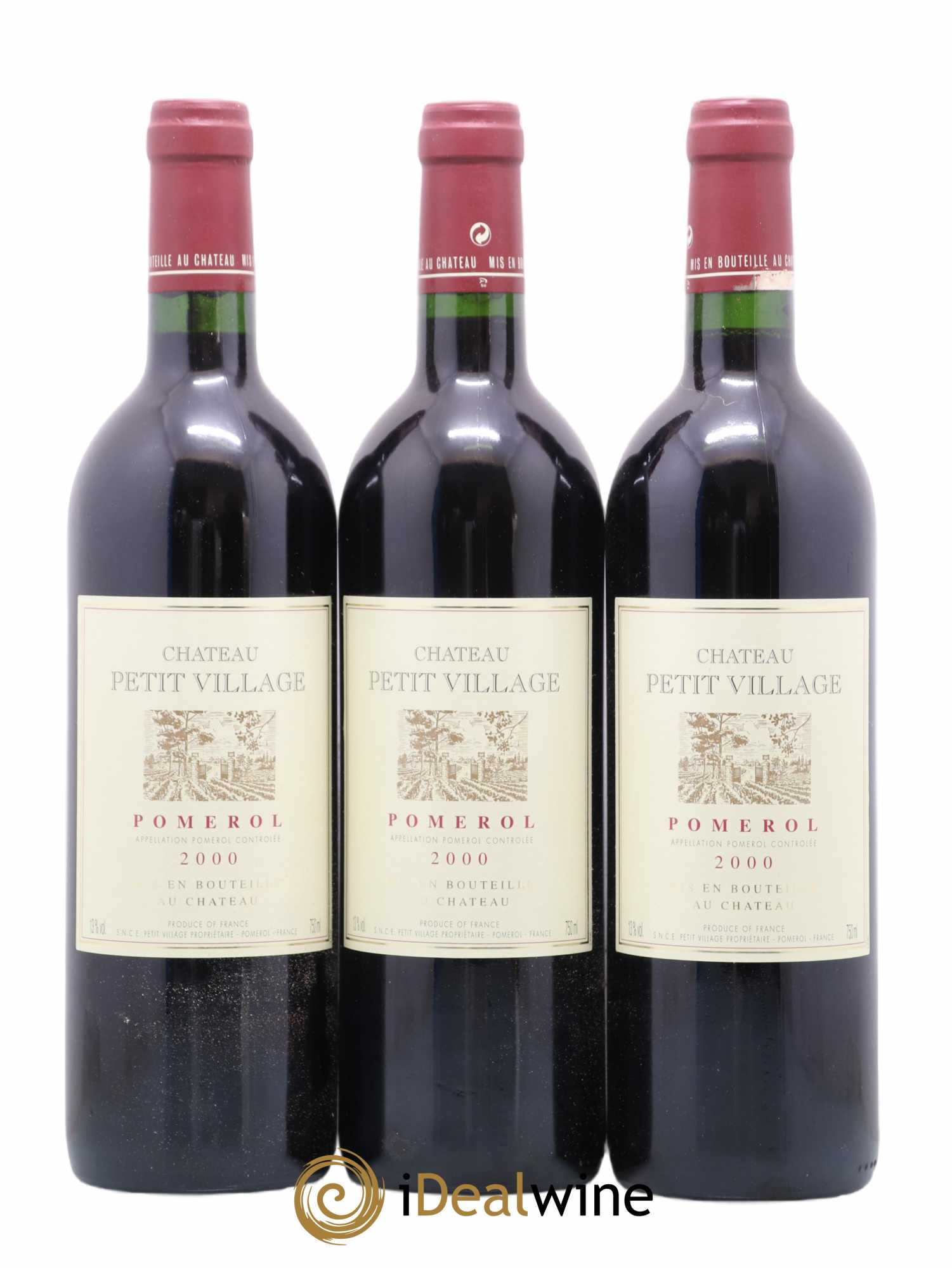 Château Petit Village 0 2000 - Lot de 12 bouteilles - 2