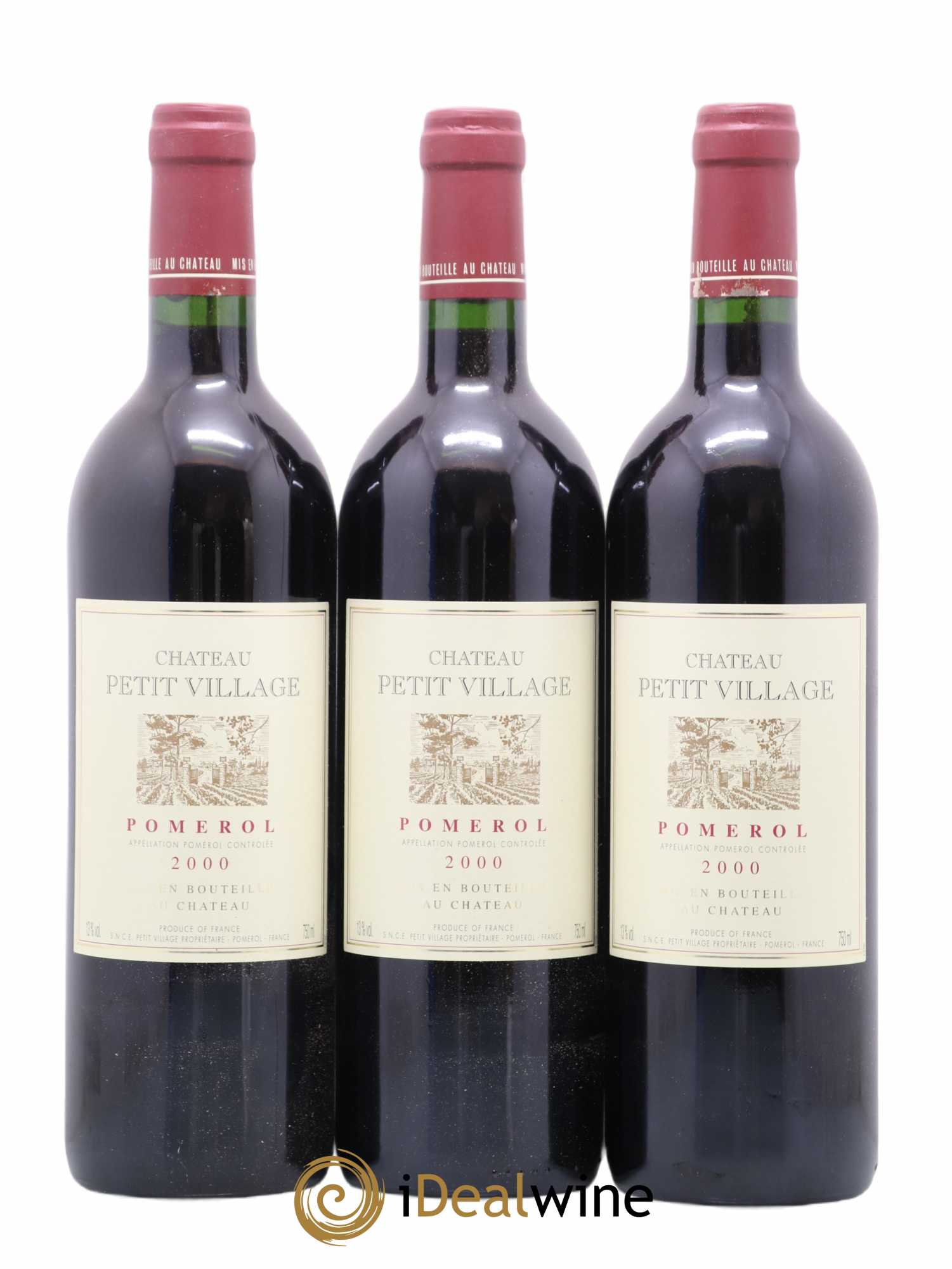 Château Petit Village 0 2000 - Lot de 12 bouteilles - 3