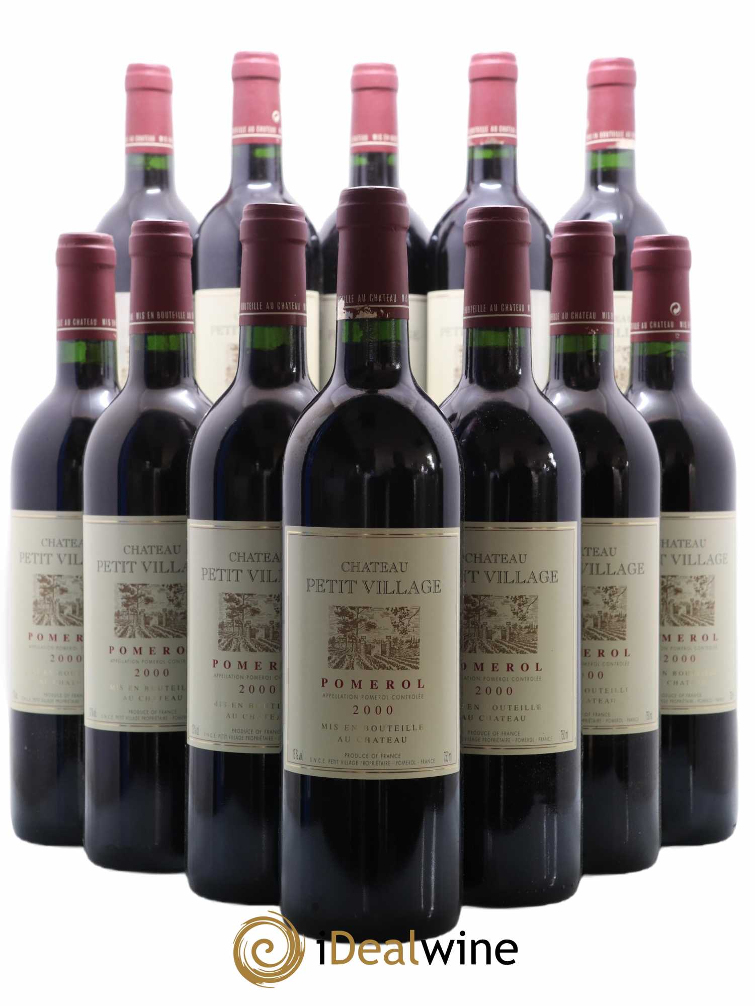 Château Petit Village 0 2000 - Lot de 12 bouteilles - 0