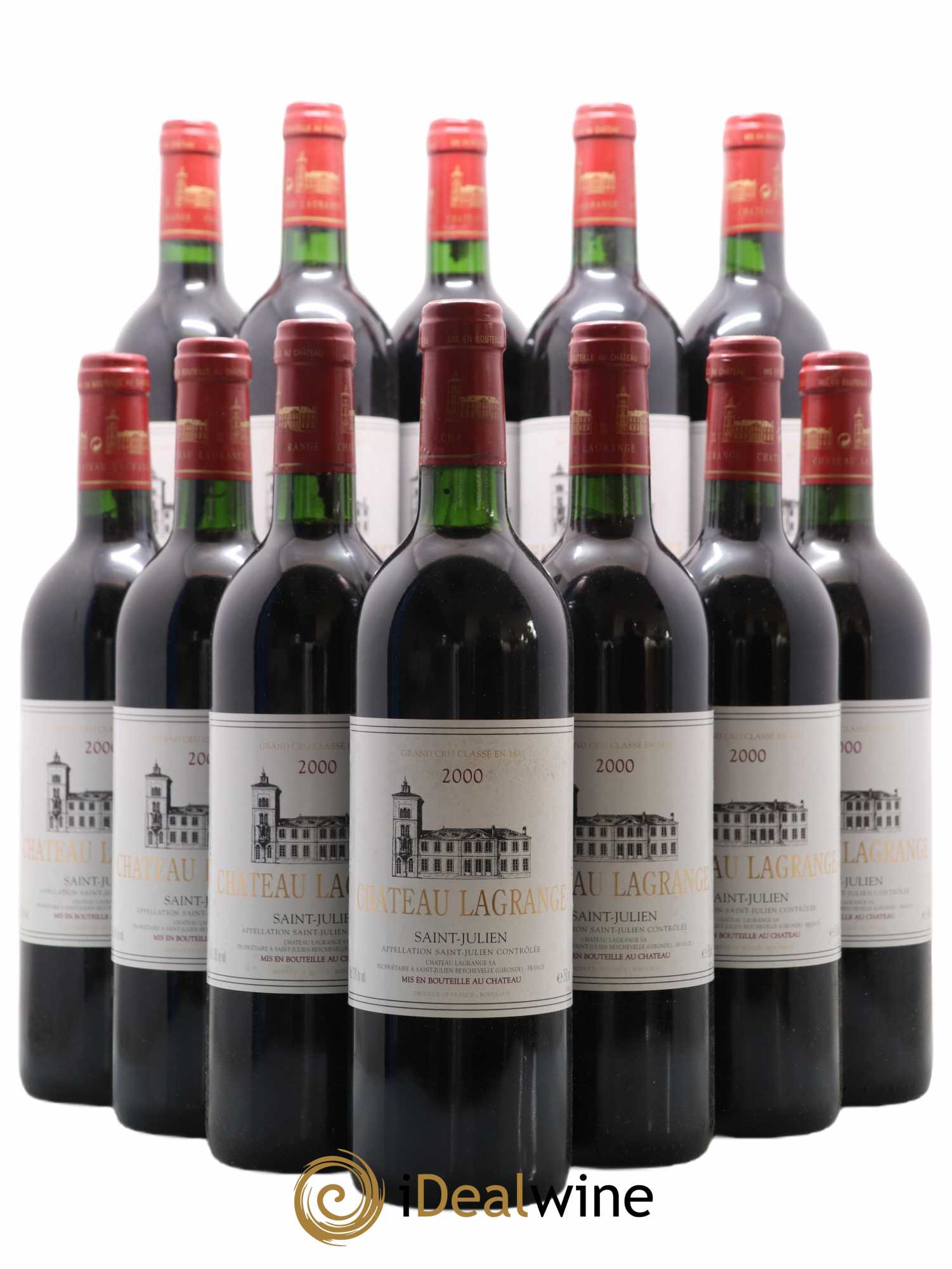 Château Lagrange 3ème Grand Cru Classé 0 2000 - Lot de 12 bouteilles - 0