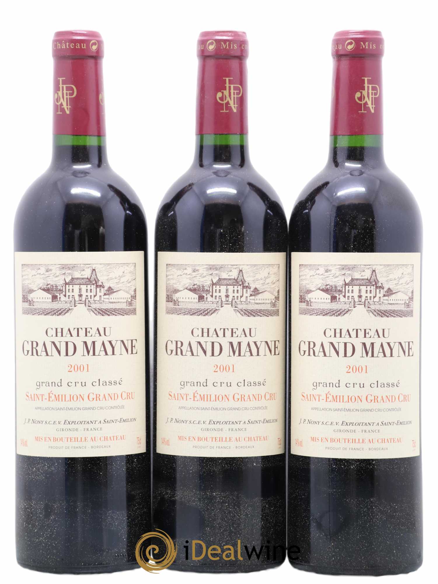 Château Grand Mayne Grand Cru Classé 0 2001 - Lot de 12 bouteilles - 2