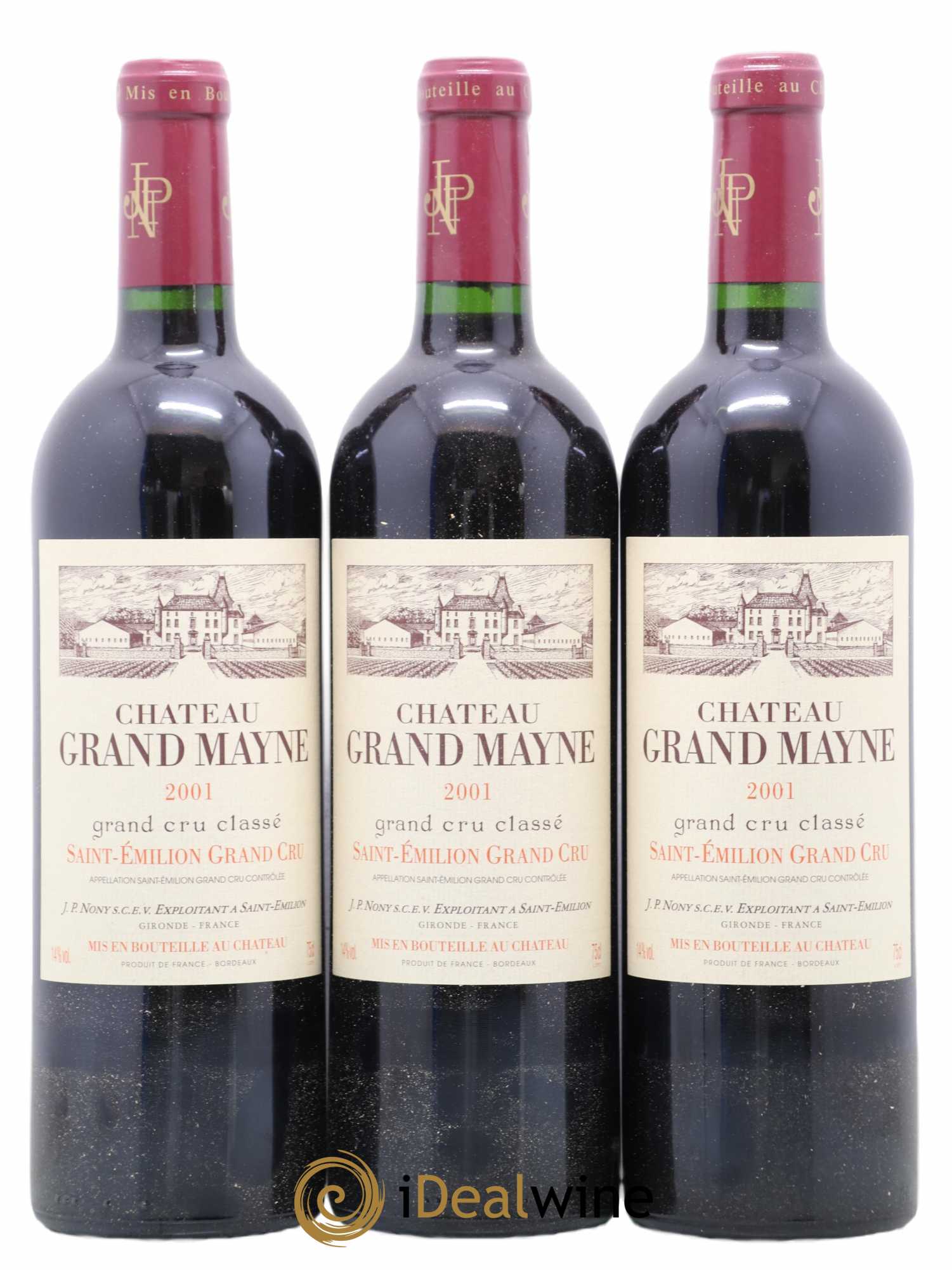 Château Grand Mayne Grand Cru Classé 0 2001 - Lot de 12 bouteilles - 4