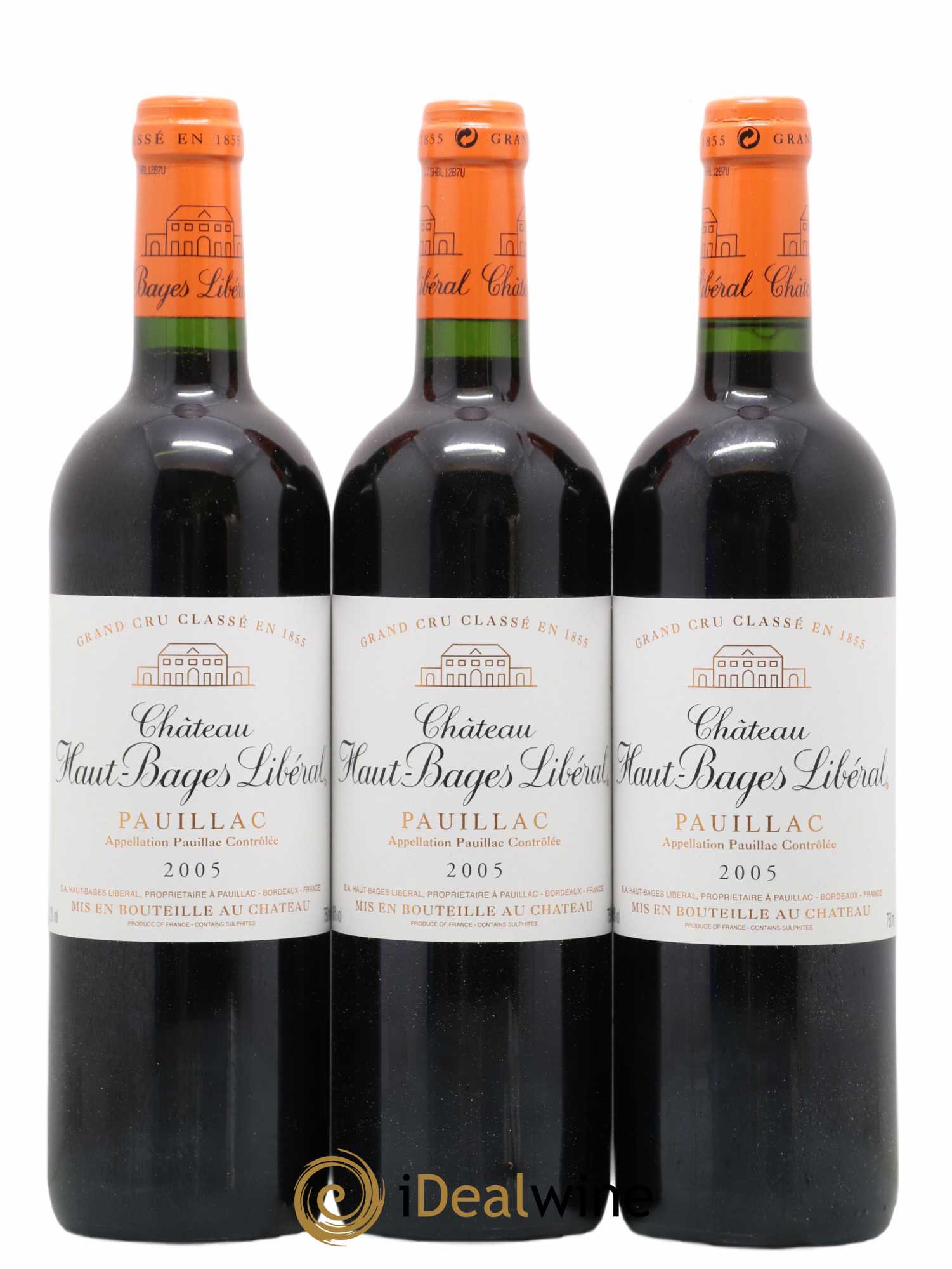 Château Haut Bages Libéral 5ème Grand Cru Classé 0 2005 - Lot de 12 bouteilles - 4