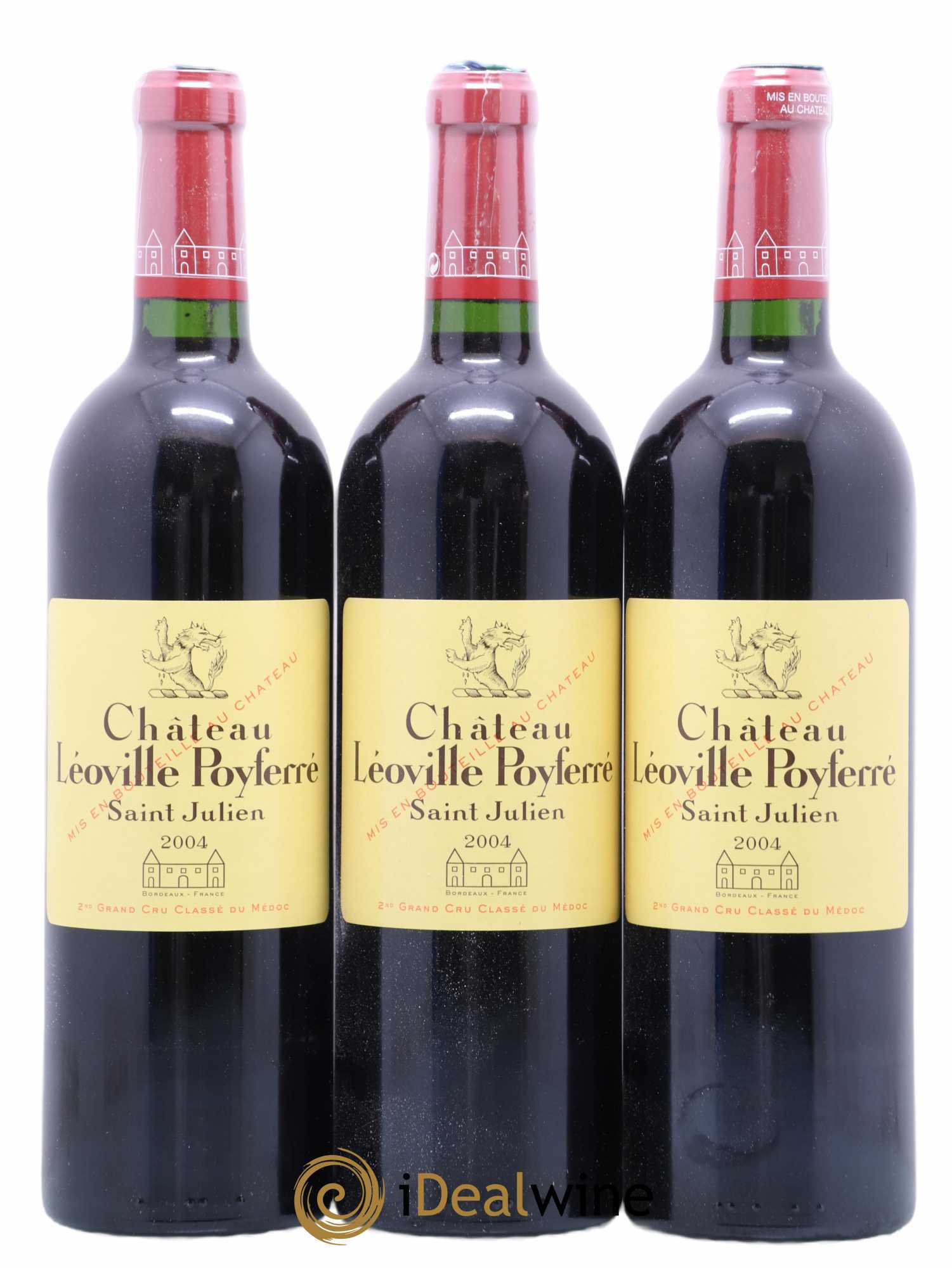 Château Léoville Poyferré 2ème Grand Cru Classé 0 2004 - Lot de 12 bouteilles - 1