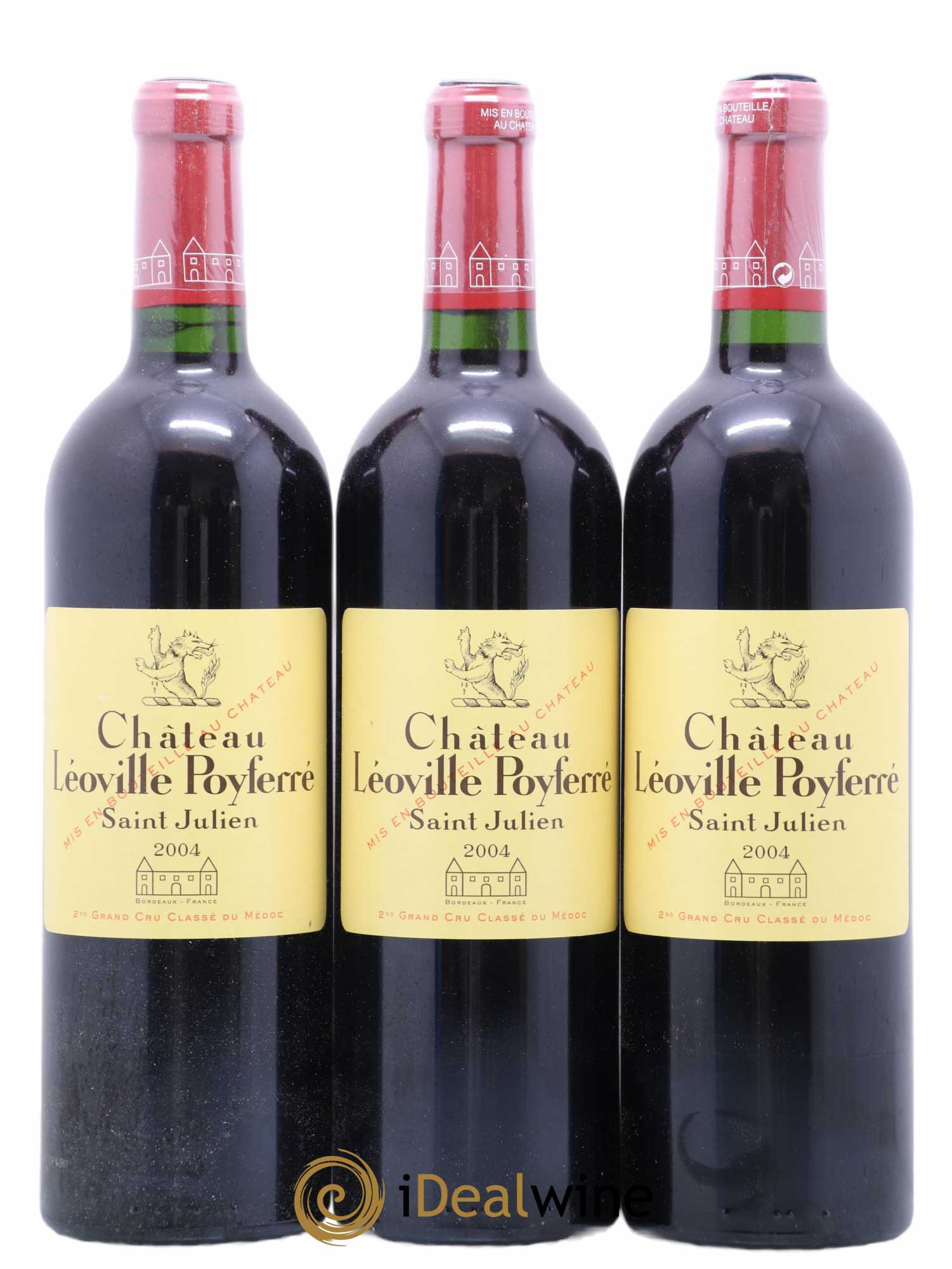 Château Léoville Poyferré 2ème Grand Cru Classé 0 2004 - Lot de 12 bouteilles - 3