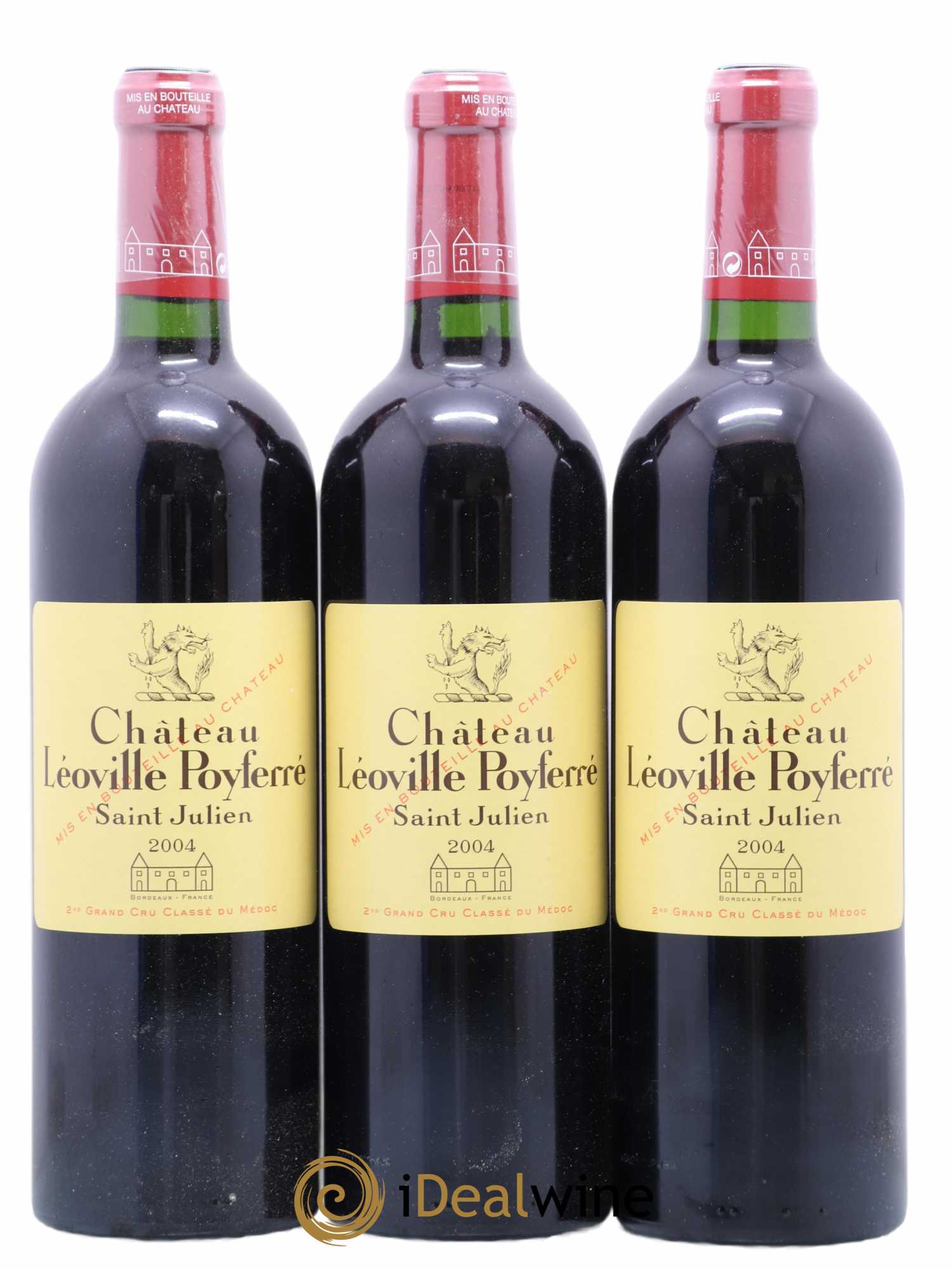 Château Léoville Poyferré 2ème Grand Cru Classé 0 2004 - Lot de 12 bouteilles - 4