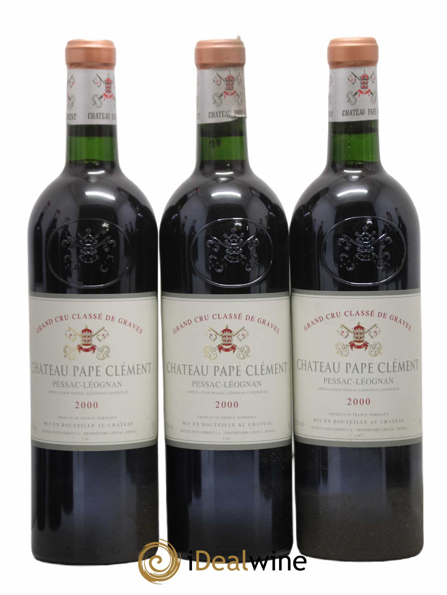 Château Pape Clément Cru Classé de Graves 2000 - Lot de 12 bouteilles - 2