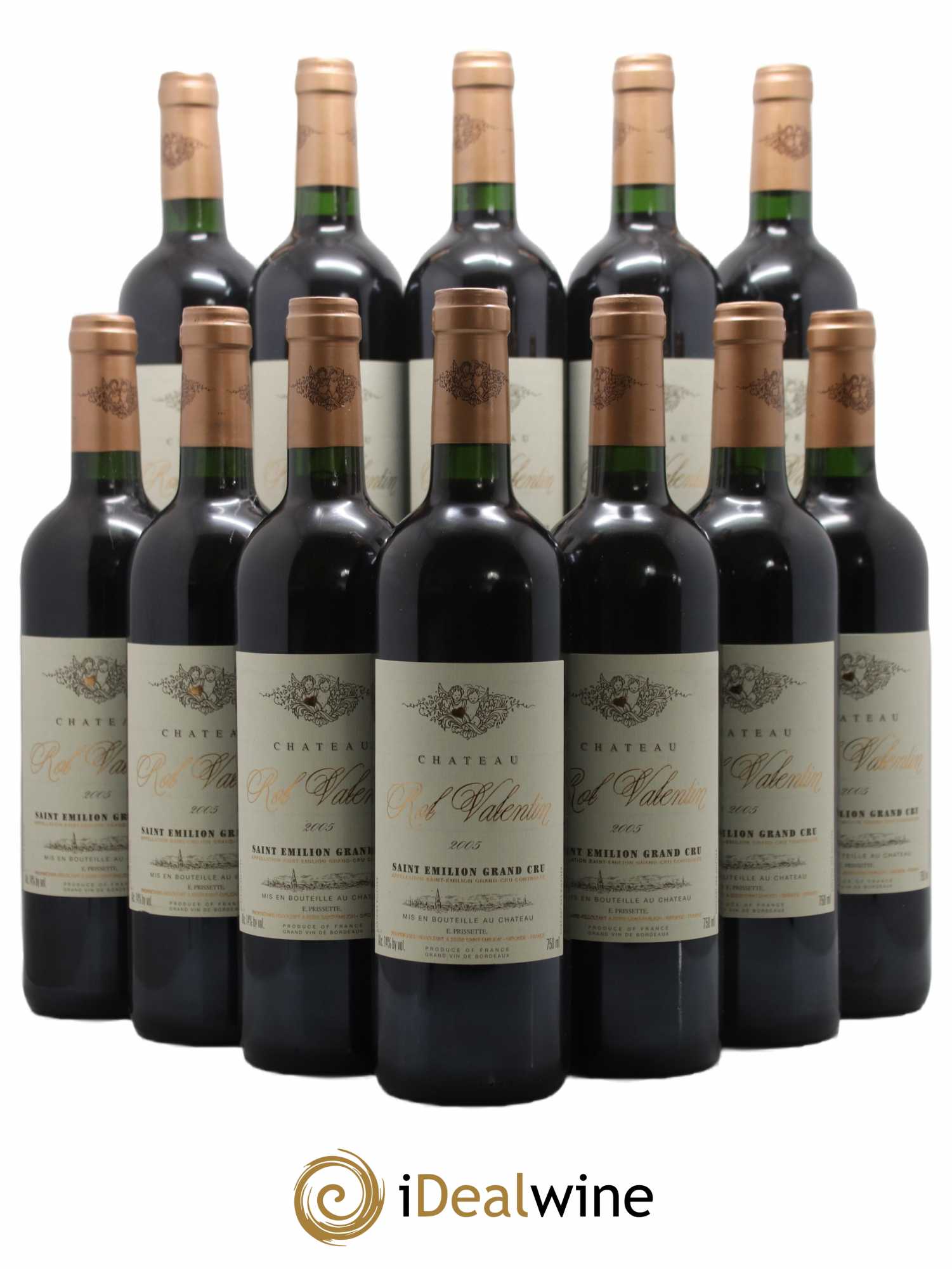 Château Rol Valentin Grand Cru Classé 2005 - Posten von 12 Flaschen - 0