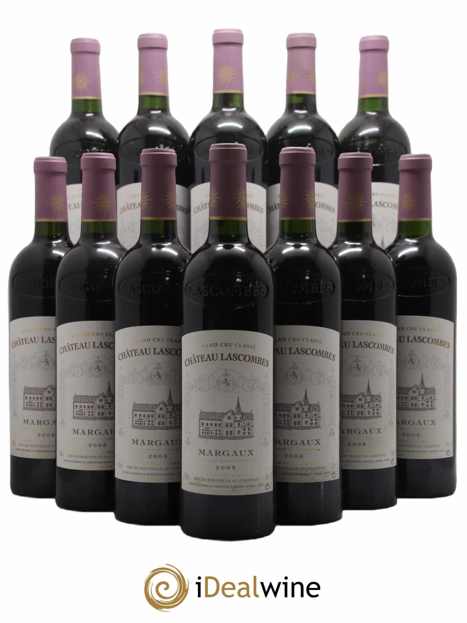 Château Lascombes 2ème Grand Cru Classé 2005 - Lot de 12 bouteilles - 0