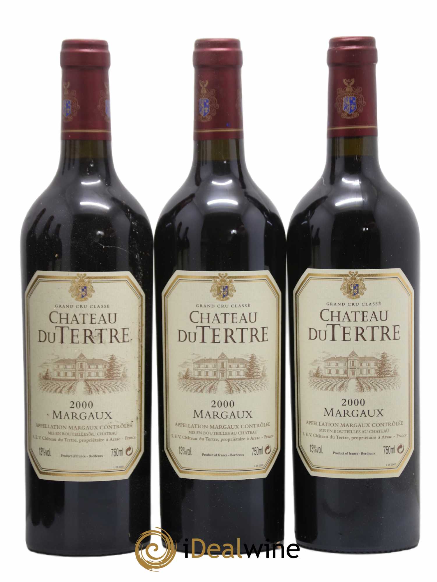 Château du Tertre 5ème Grand Cru Classé 2000 - Lot de 12 bouteilles - 3