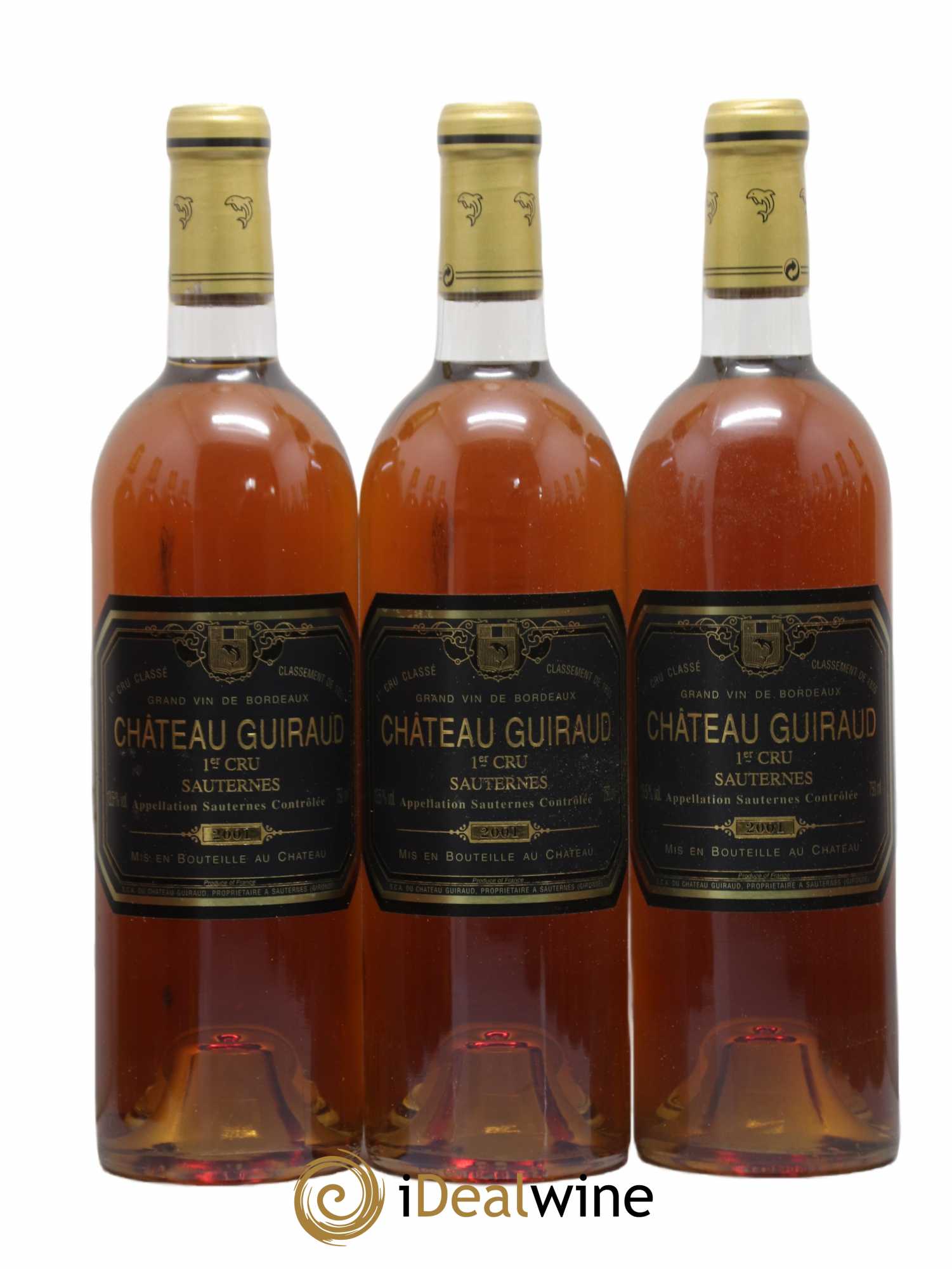 Château Guiraud 1er Grand Cru Classé 2001 - Lotto di 12 bottiglie - 1