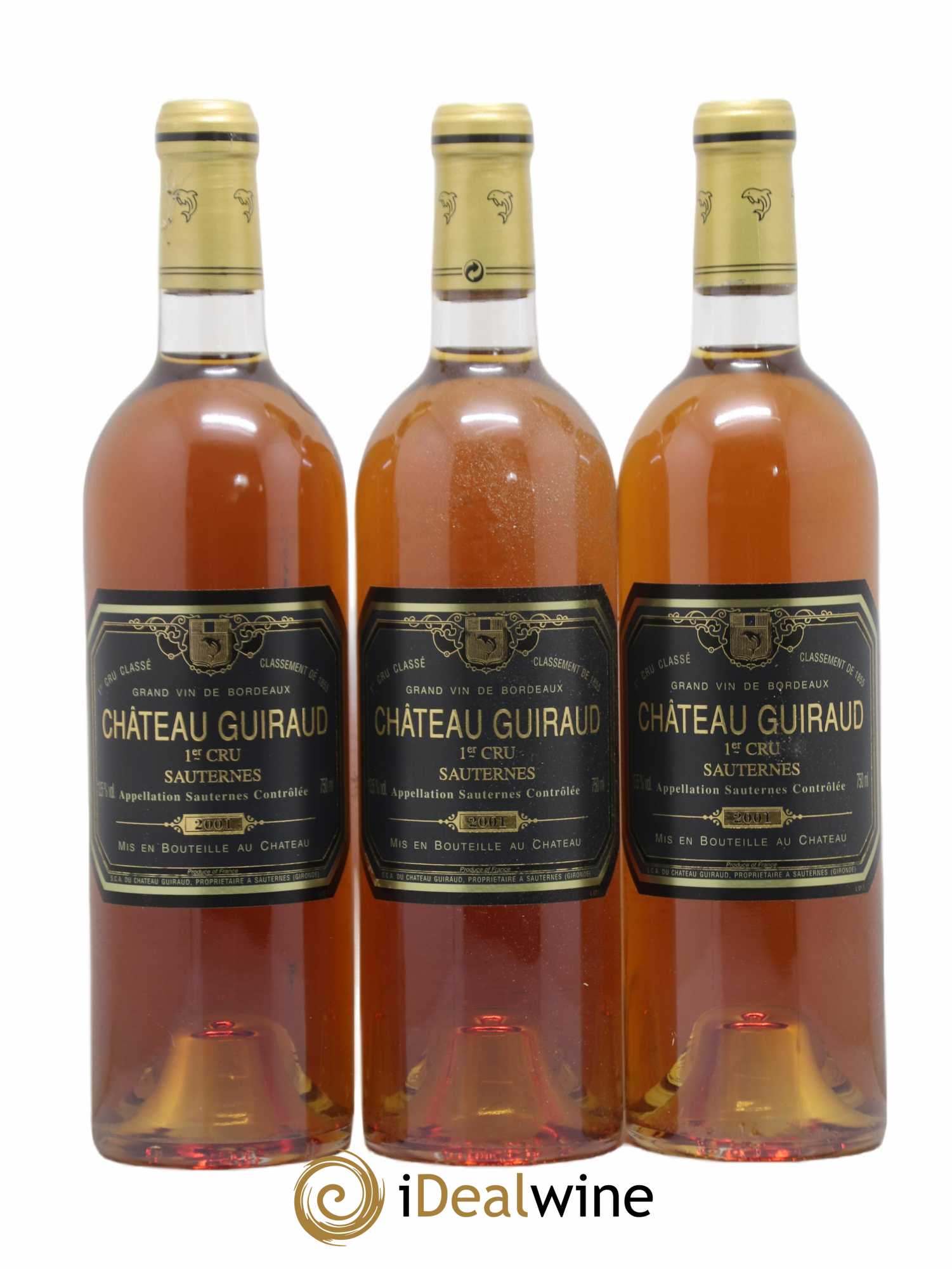 Château Guiraud 1er Grand Cru Classé 2001 - Lotto di 12 bottiglie - 4