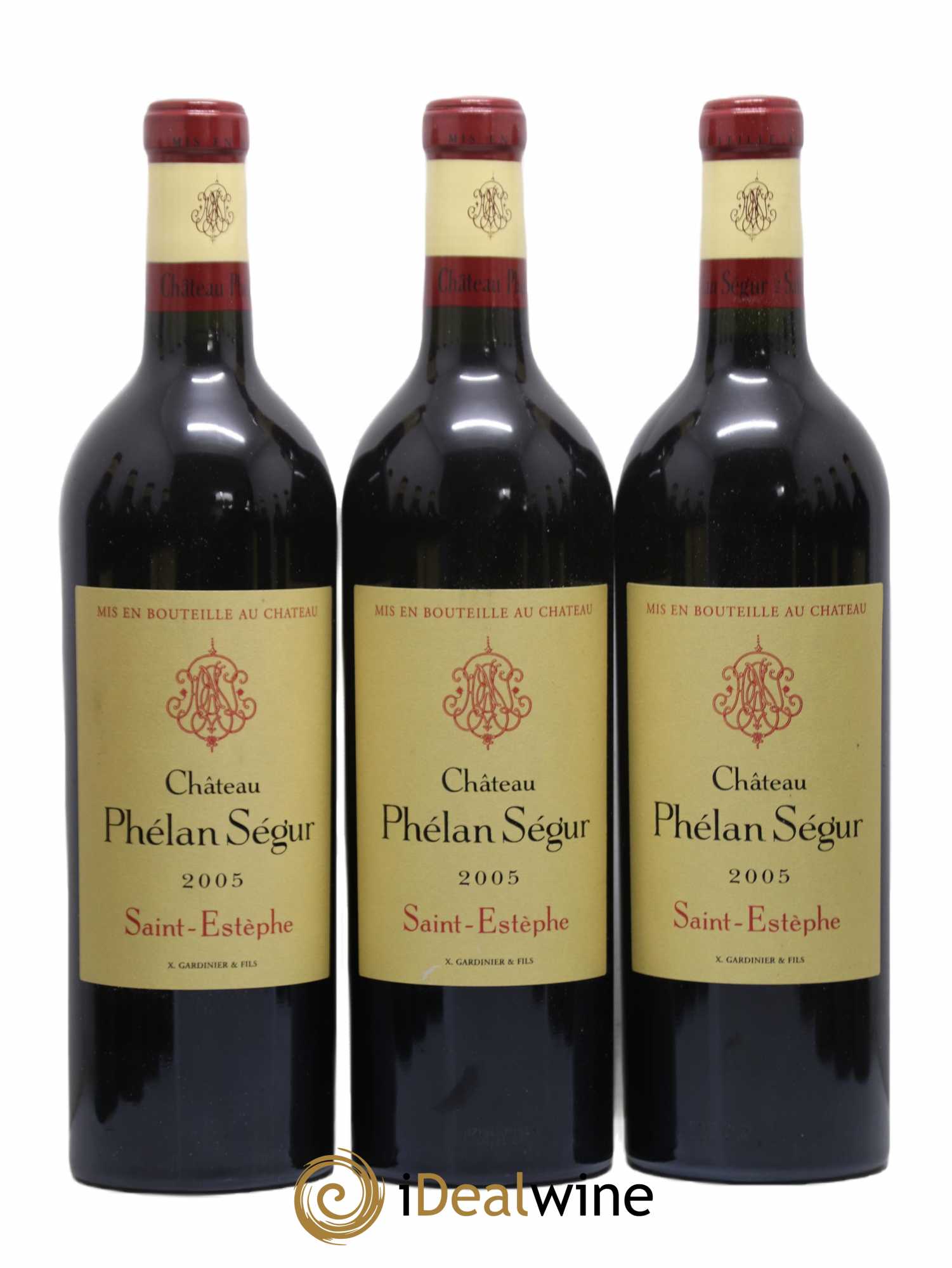 Château Phélan Ségur 2005 - Lot de 12 bouteilles - 1