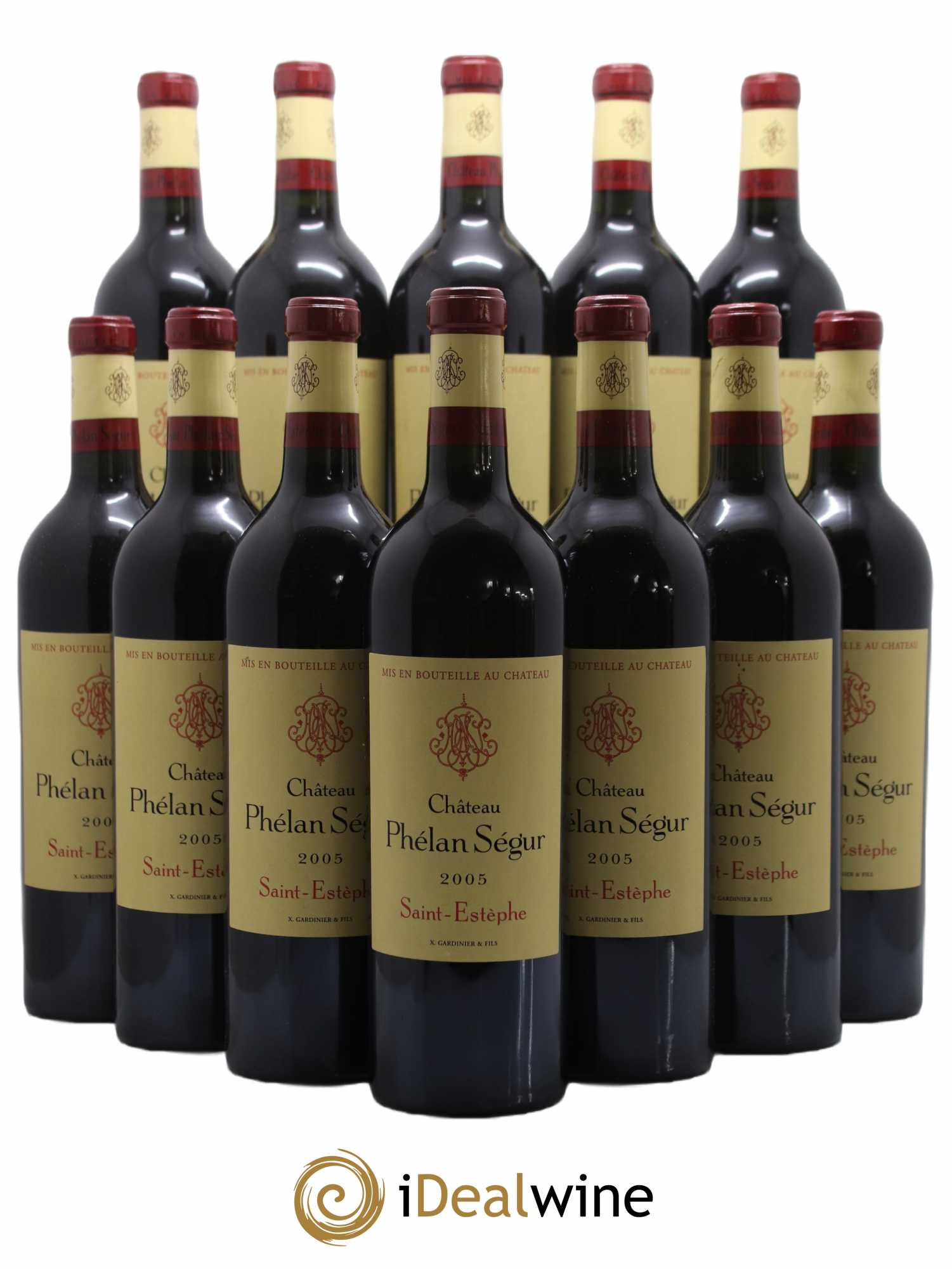 Château Phélan Ségur 2005 - Lot de 12 bouteilles - 0