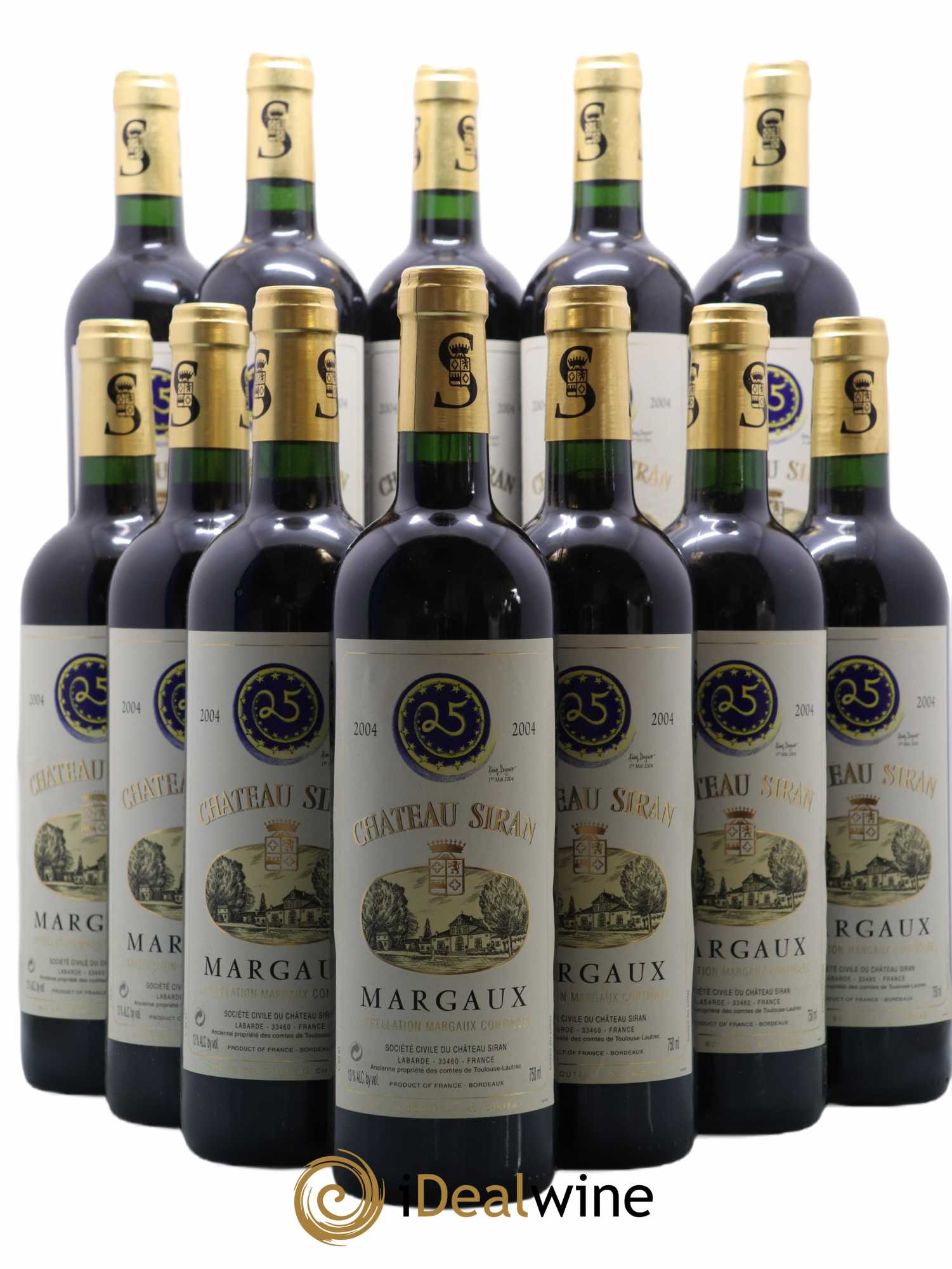 Château Siran 0 2004 - Lot de 12 bouteilles - 0