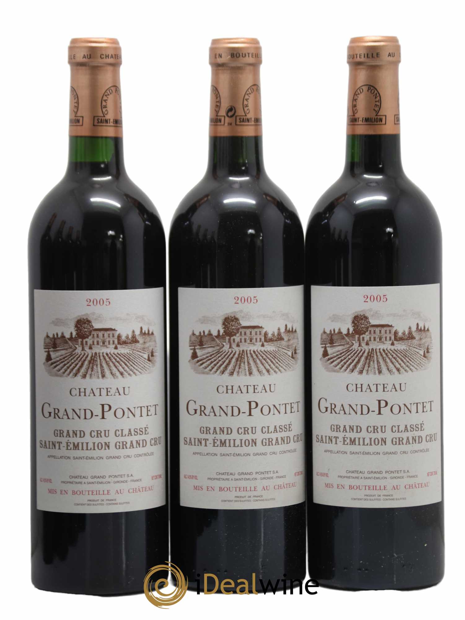 Château Grand Pontet Grand Cru Classé 2005 - Lot de 12 bouteilles - 3