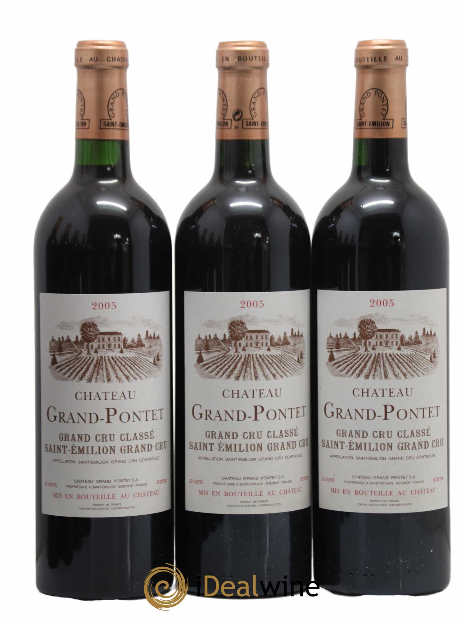 Château Grand Pontet Grand Cru Classé 2005 - Lot de 12 bouteilles - 4