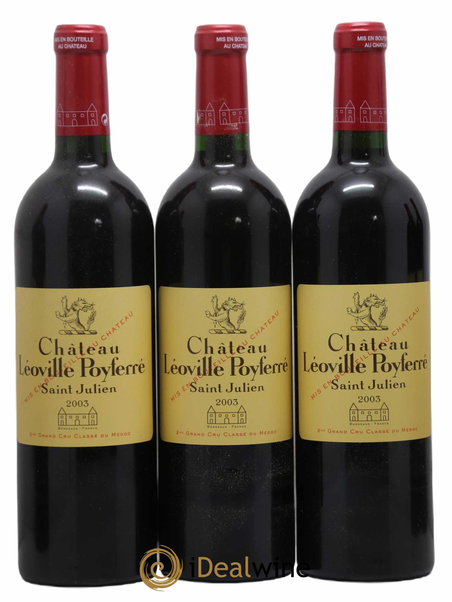 Château Léoville Poyferré 2ème Grand Cru Classé 2003 - Lot de 12 bouteilles - 3