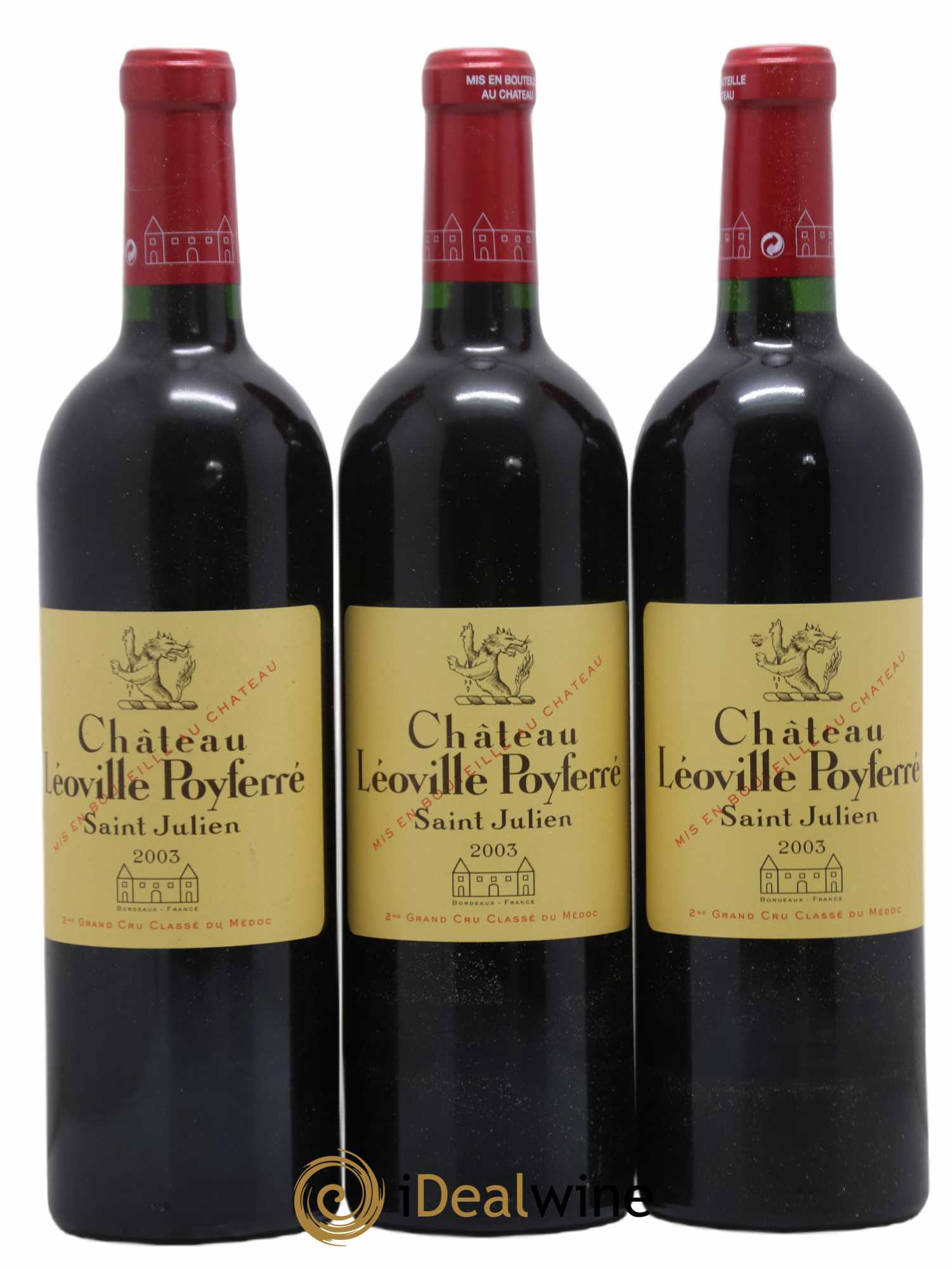 Château Léoville Poyferré 2ème Grand Cru Classé 2003 - Lot de 12 bouteilles - 4