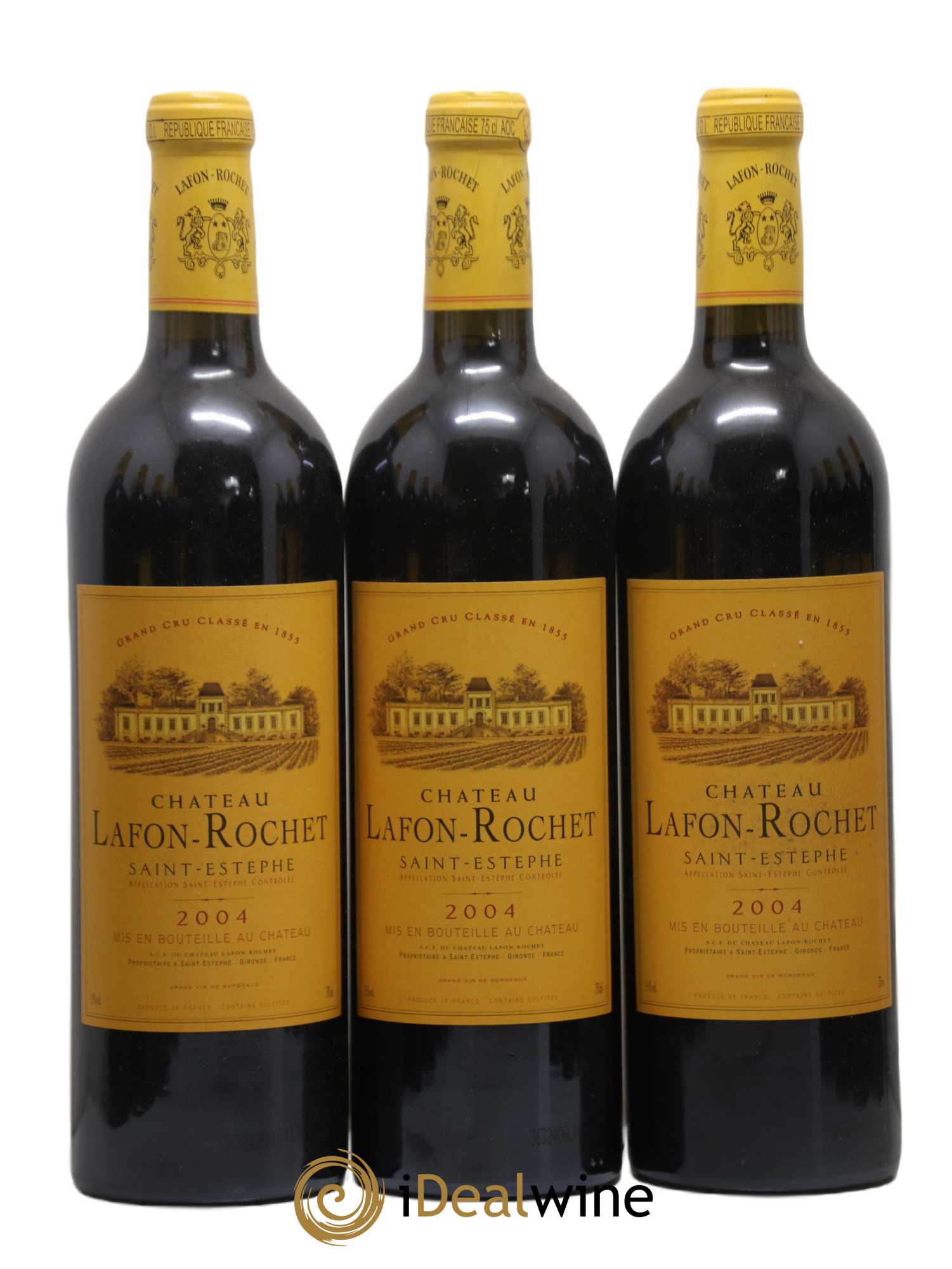 Château Lafon Rochet 4ème Grand Cru Classé 2004 - Lot de 12 bouteilles - 1