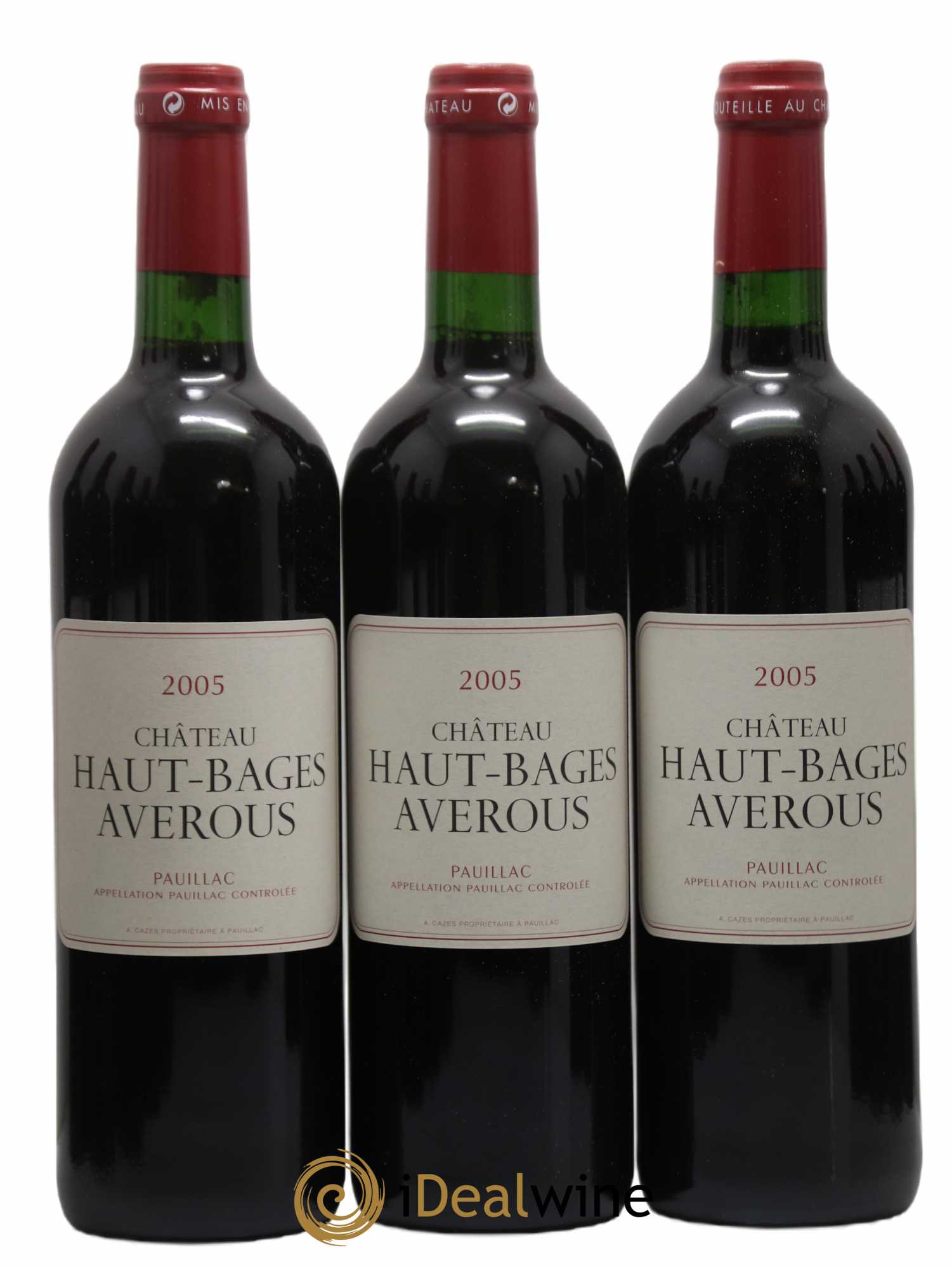 Château Haut Bages Averous Cru Bourgeois 2005 - Lot de 12 bouteilles - 1
