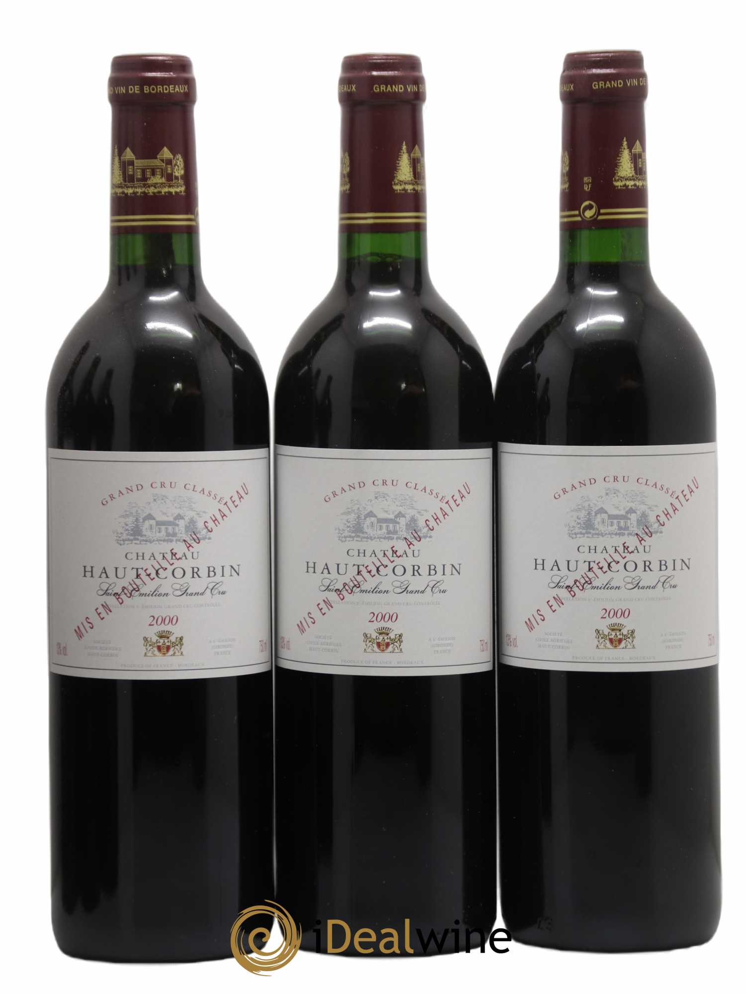 Château Haut Corbin Grand Cru 2000 - Lot de 12 bouteilles - 3