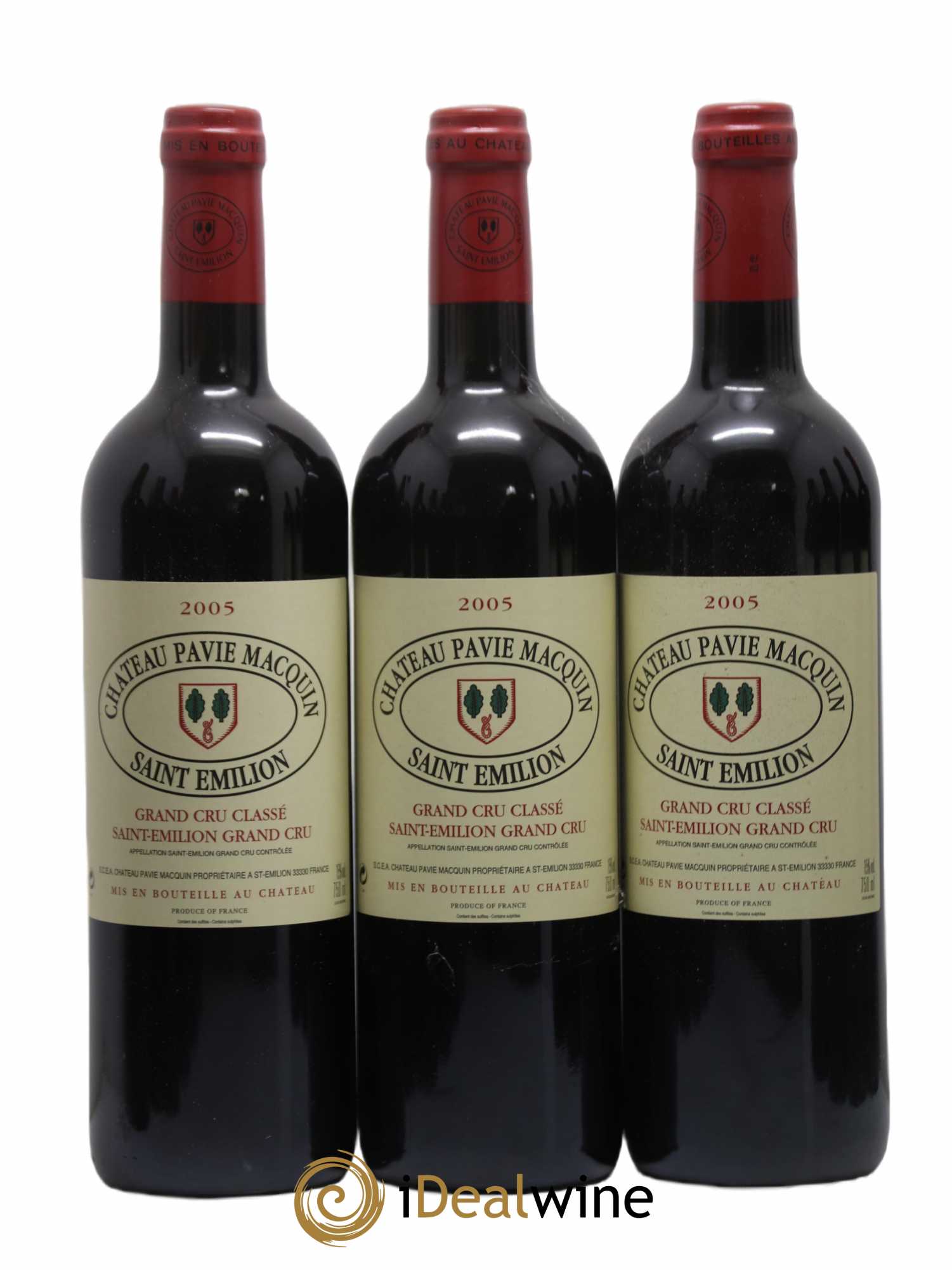 Château Pavie Macquin 1er Grand Cru Classé B 2005 - Lot de 12 bouteilles - 1