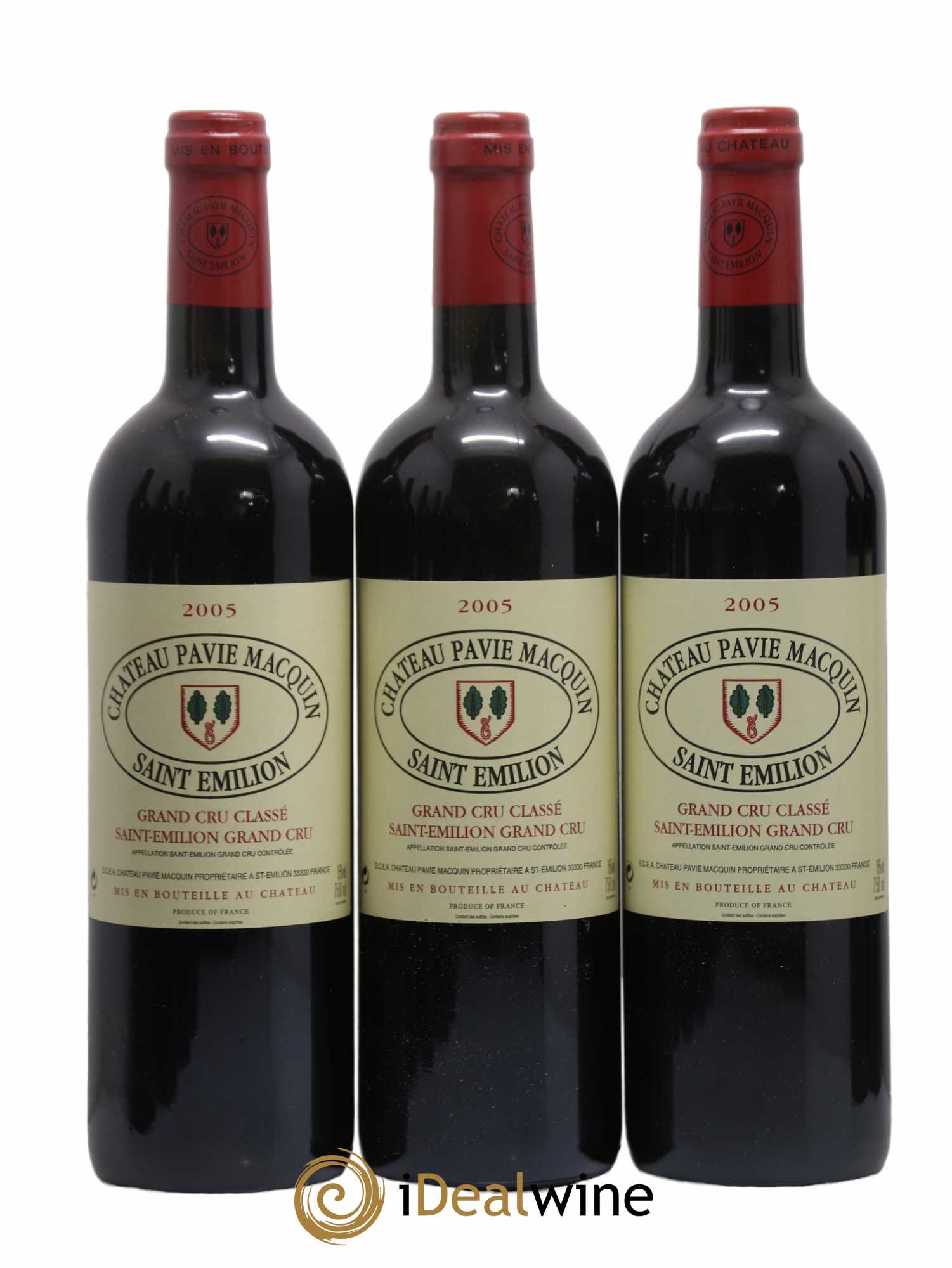 Château Pavie Macquin 1er Grand Cru Classé B 2005 - Lot de 12 bouteilles - 2