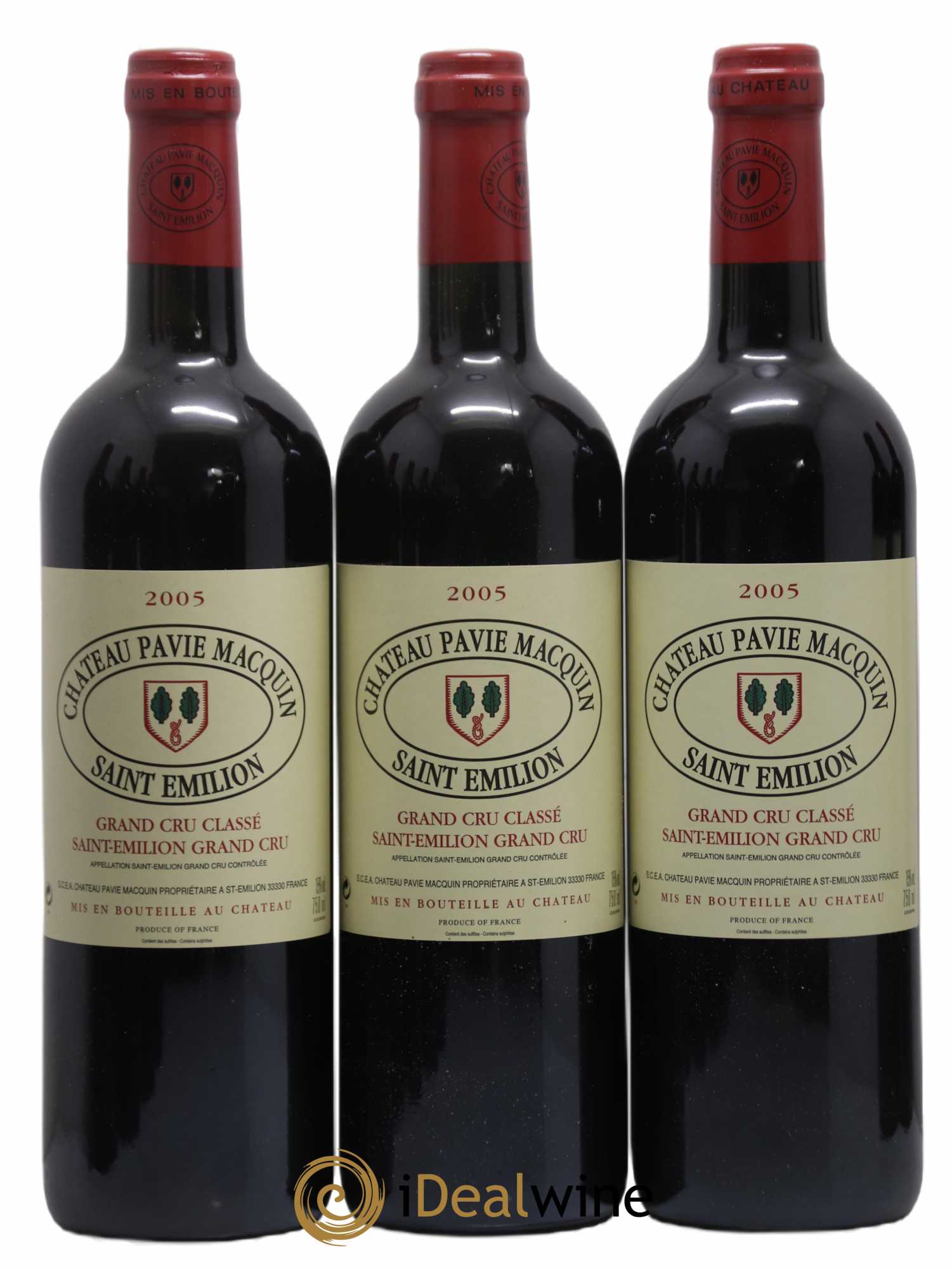 Château Pavie Macquin 1er Grand Cru Classé B 2005 - Lot de 12 bouteilles - 3