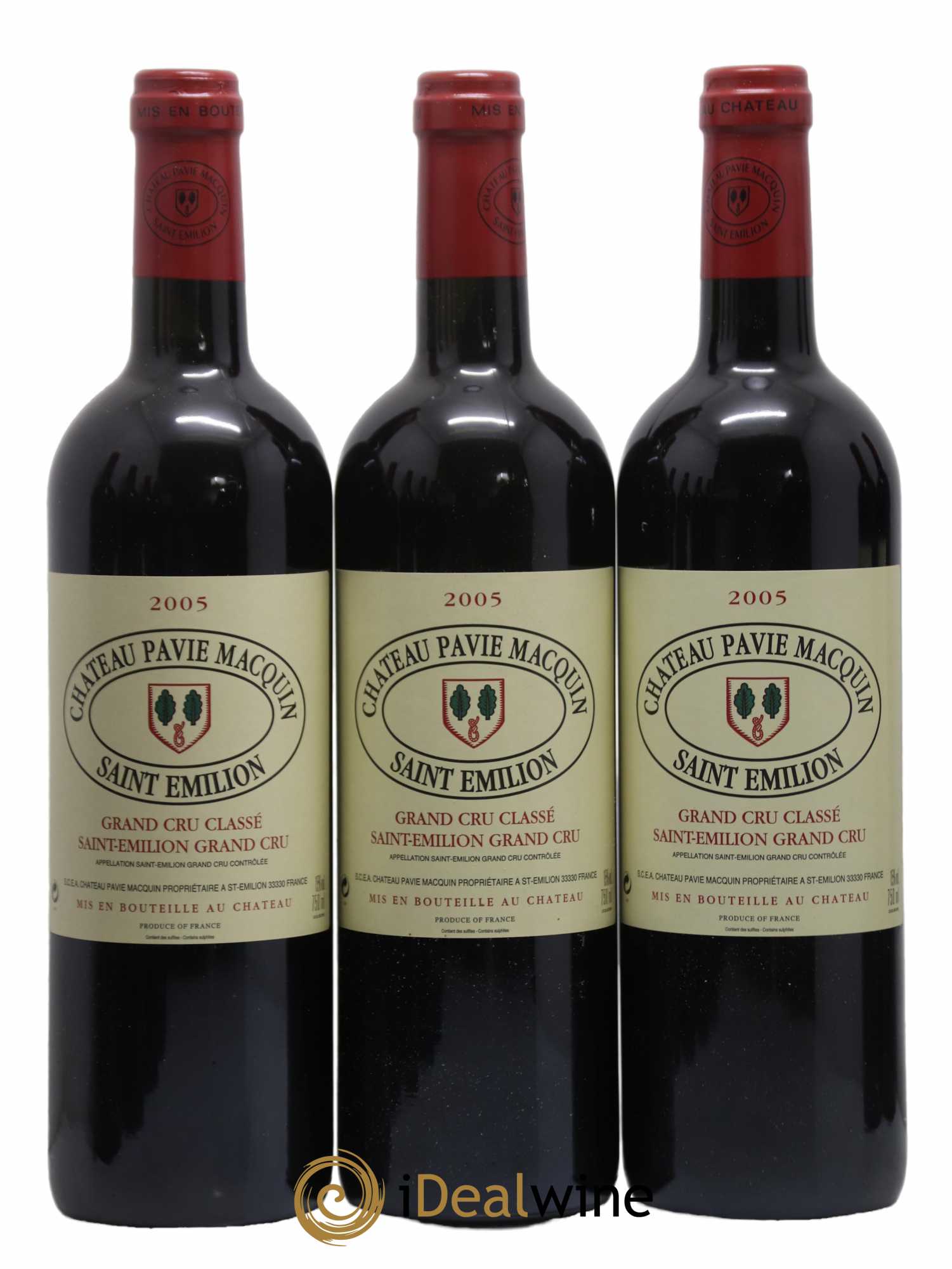 Château Pavie Macquin 1er Grand Cru Classé B 2005 - Lot de 12 bouteilles - 4