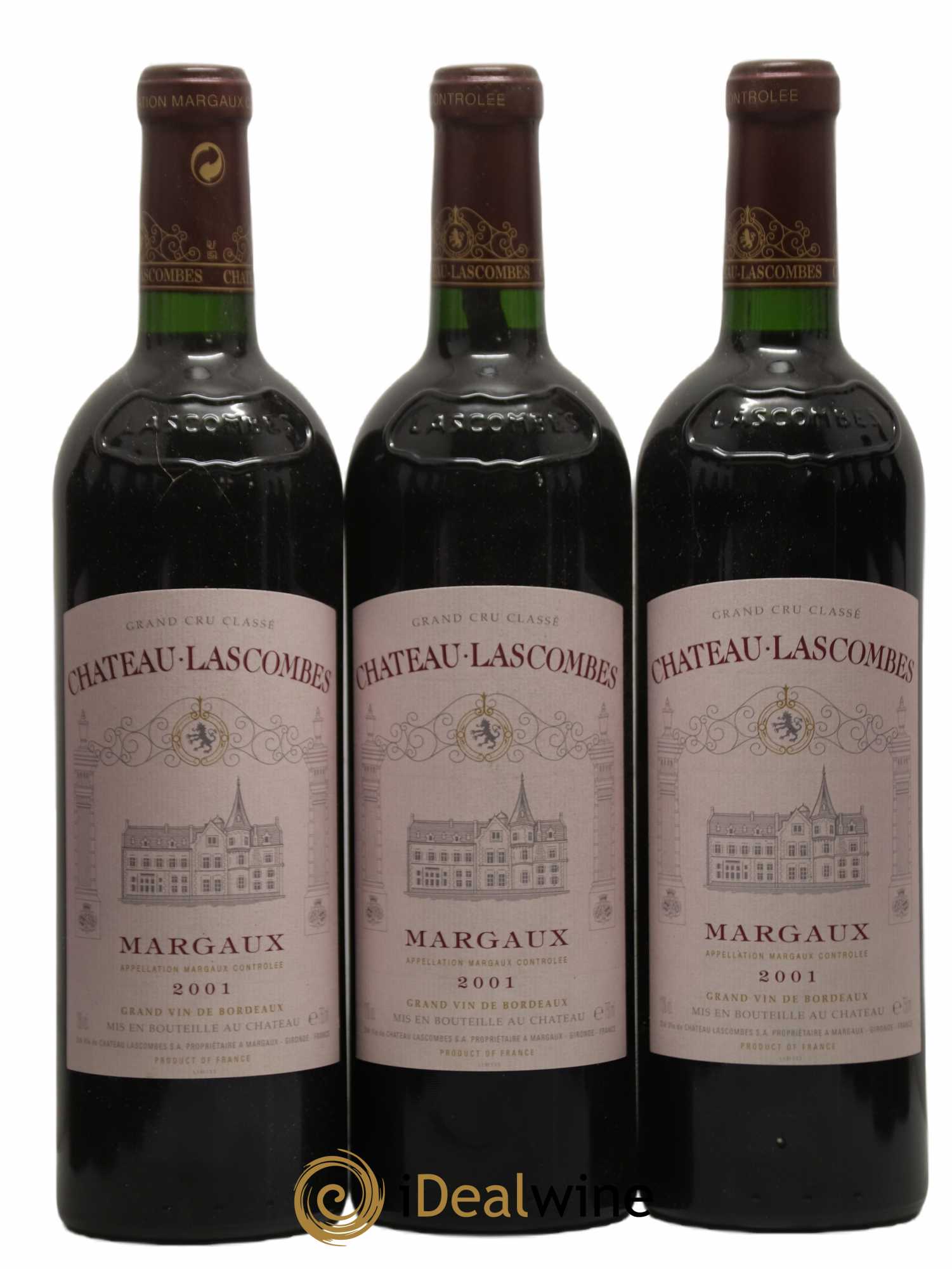 Château Lascombes 2ème Grand Cru Classé 2001 - Lot de 12 bouteilles - 1