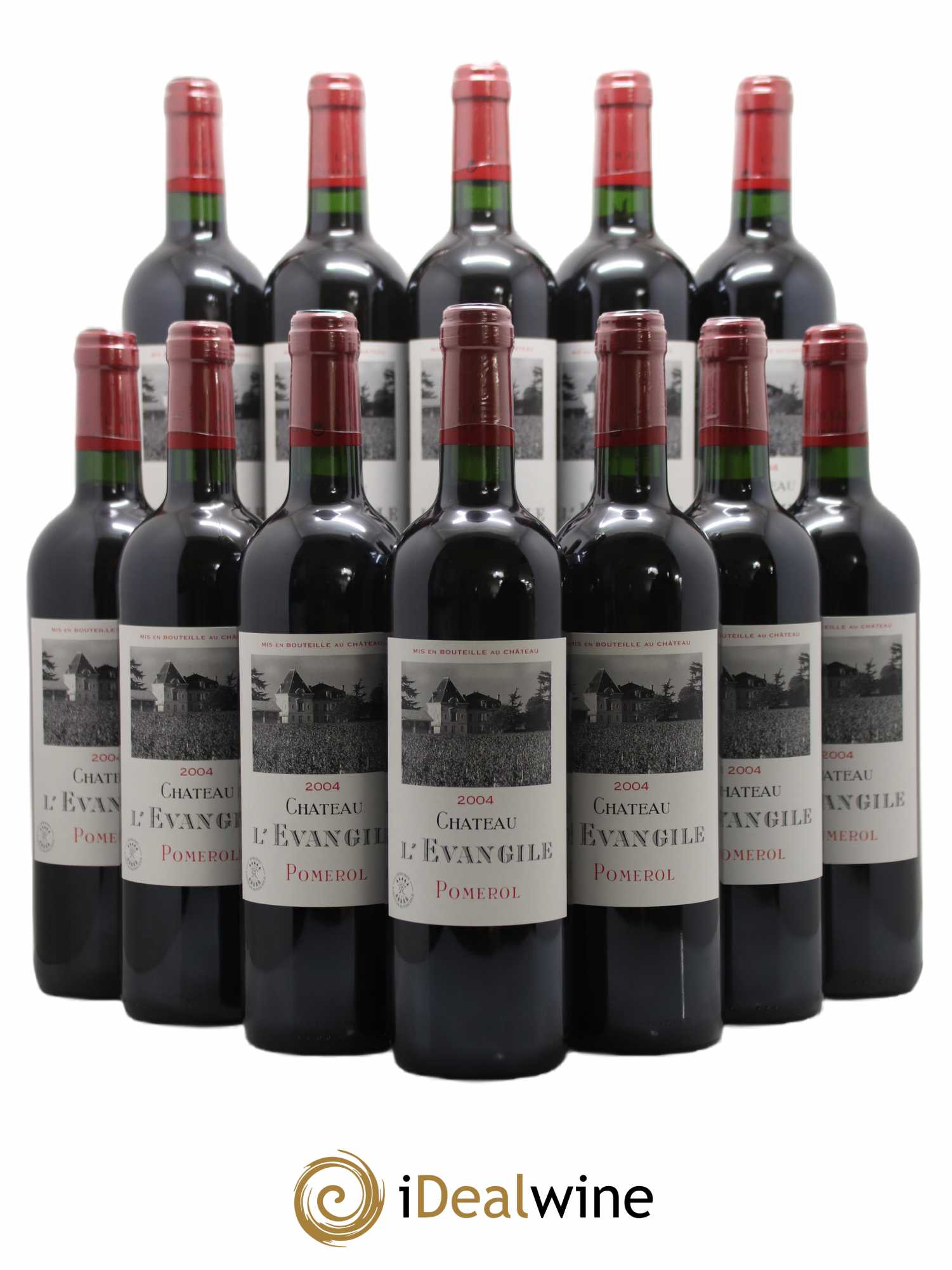 Château l' Évangile 2004 - Lot de 12 bouteilles - 0