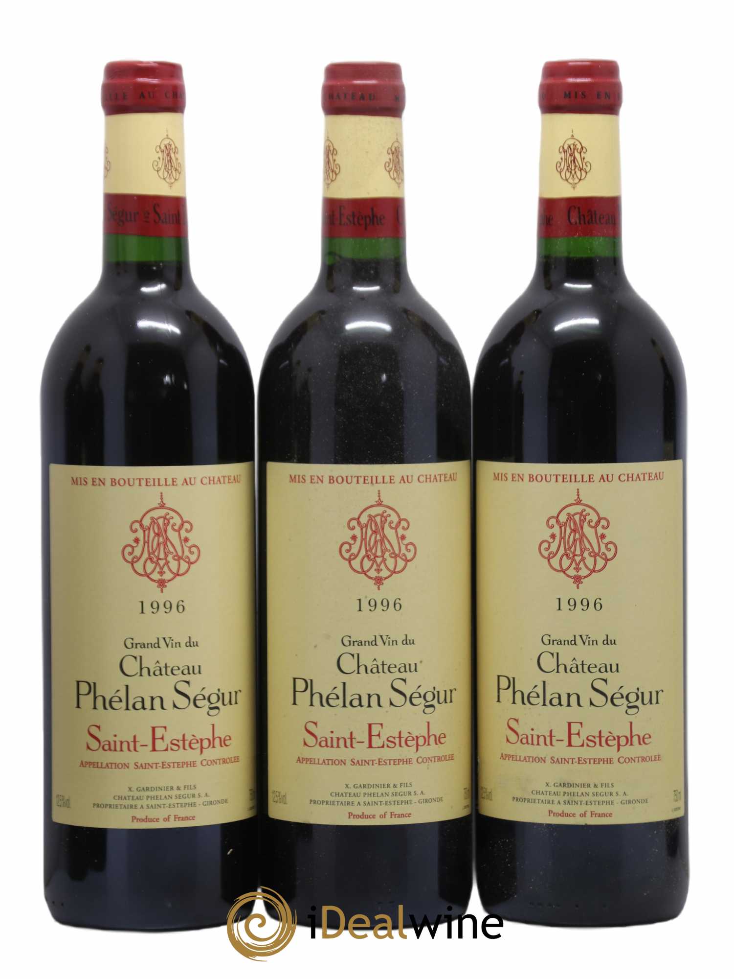 Château Phélan Ségur 1996 - Lot de 12 bouteilles - 3