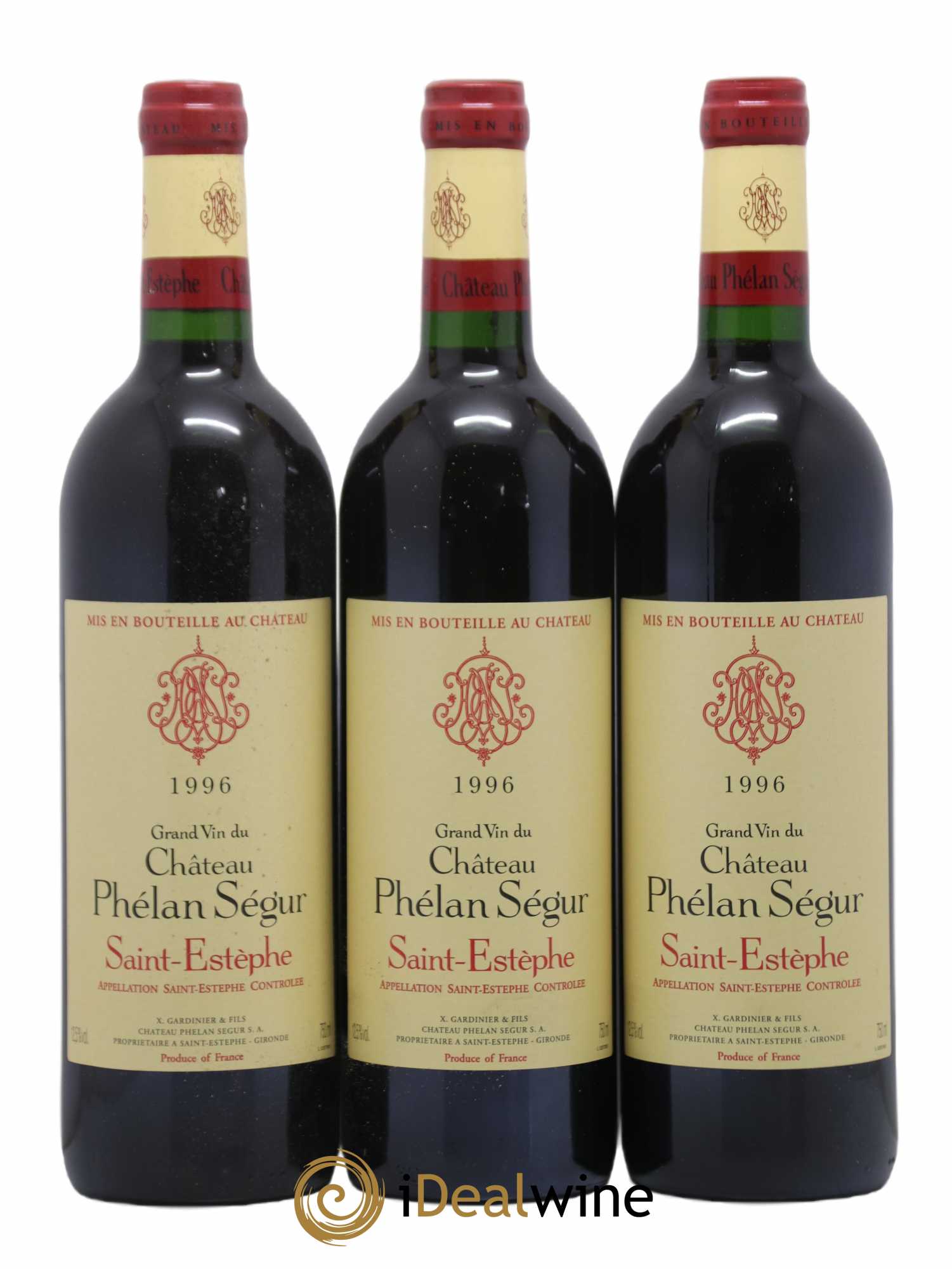 Château Phélan Ségur 1996 - Lot de 12 bouteilles - 4