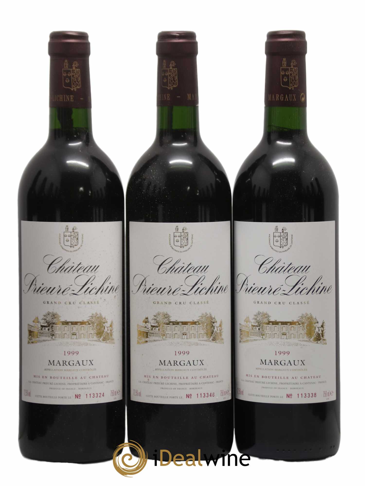 Château Prieuré Lichine 4ème Grand Cru Classé 1999 - Lot de 12 bouteilles - 1