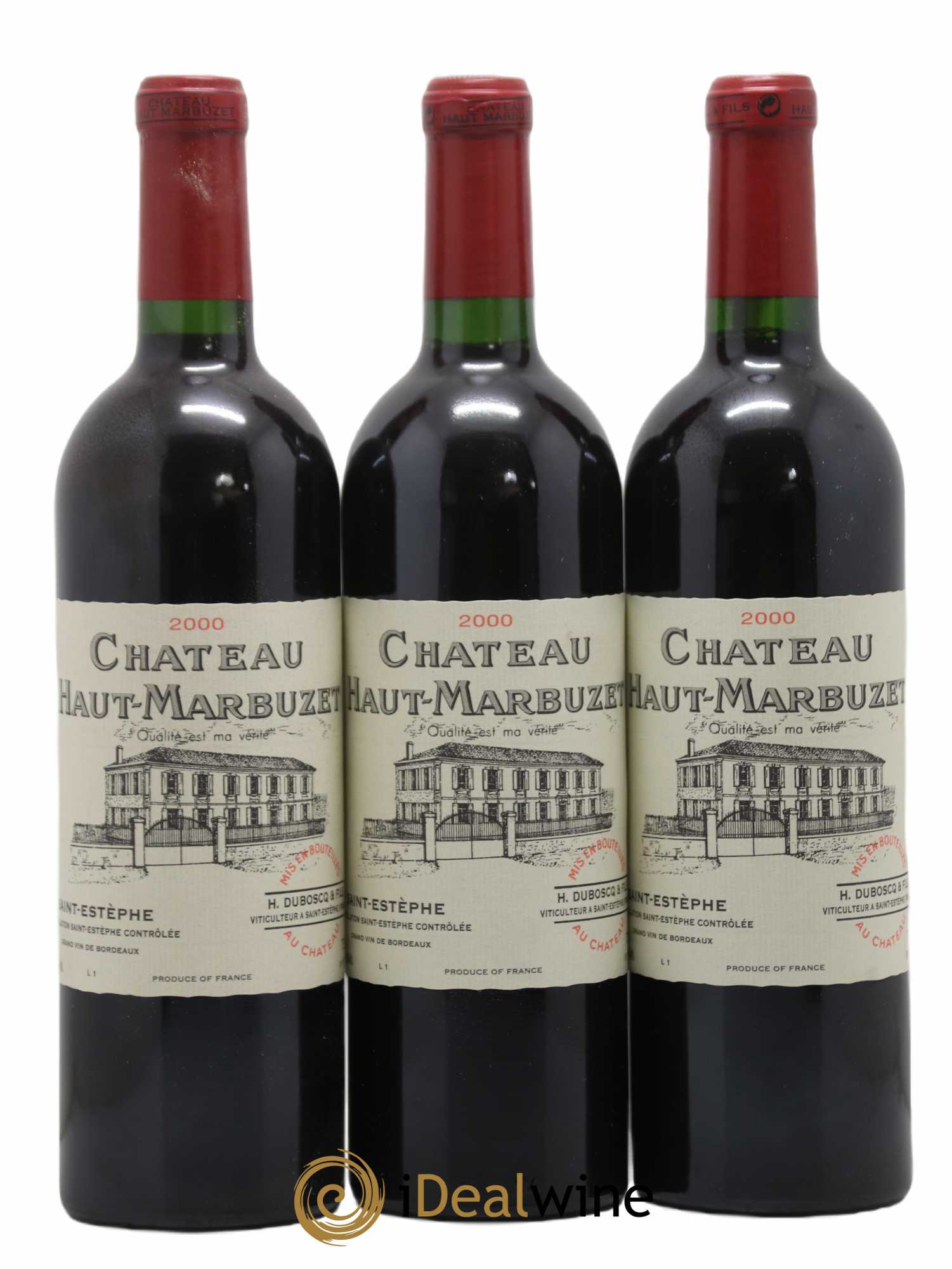 Château Haut Marbuzet 2000 - Lot de 12 bouteilles - 4