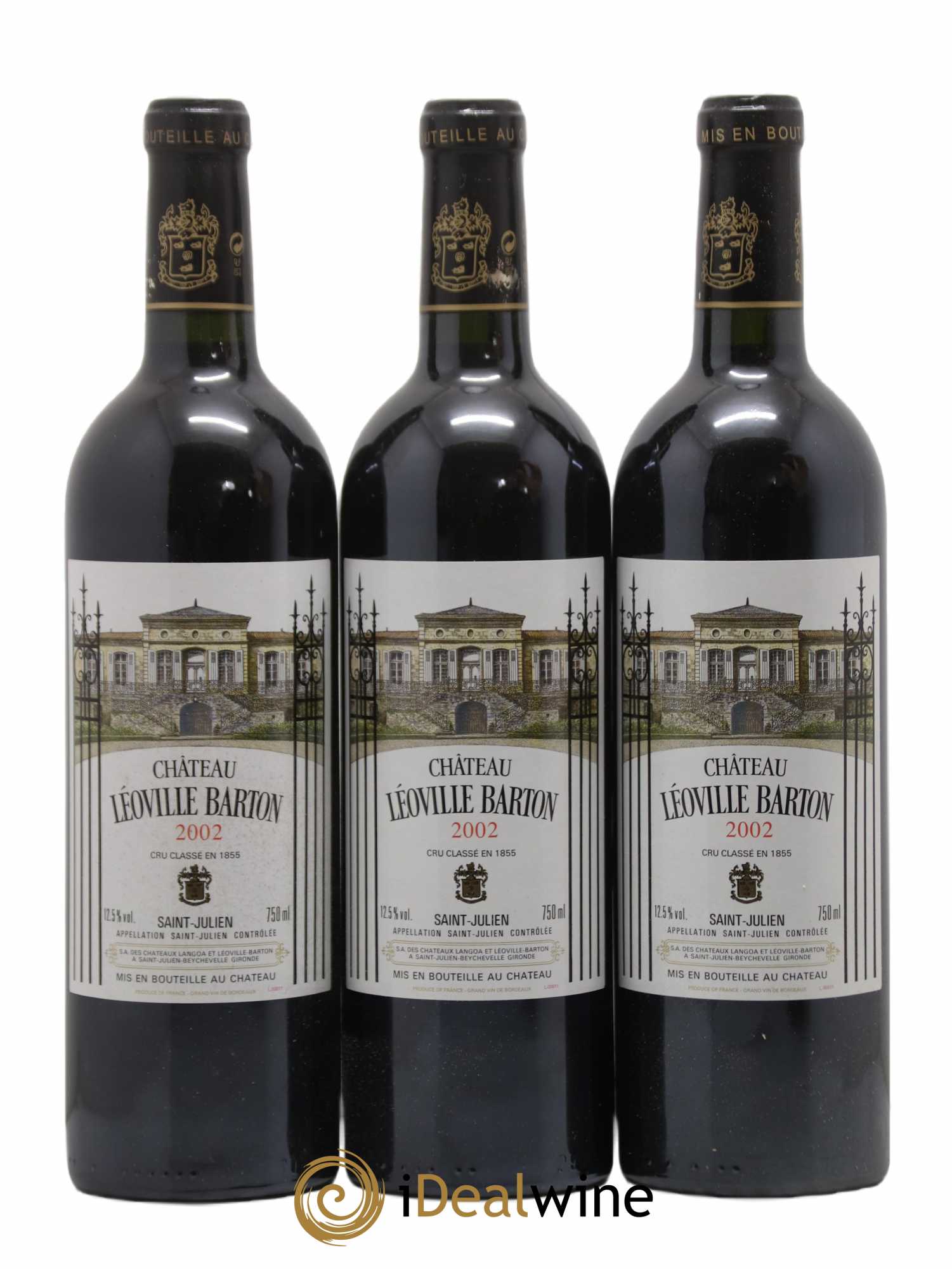 Château Léoville Barton 2ème Grand Cru Classé 2002 - Lot de 12 bouteilles - 3
