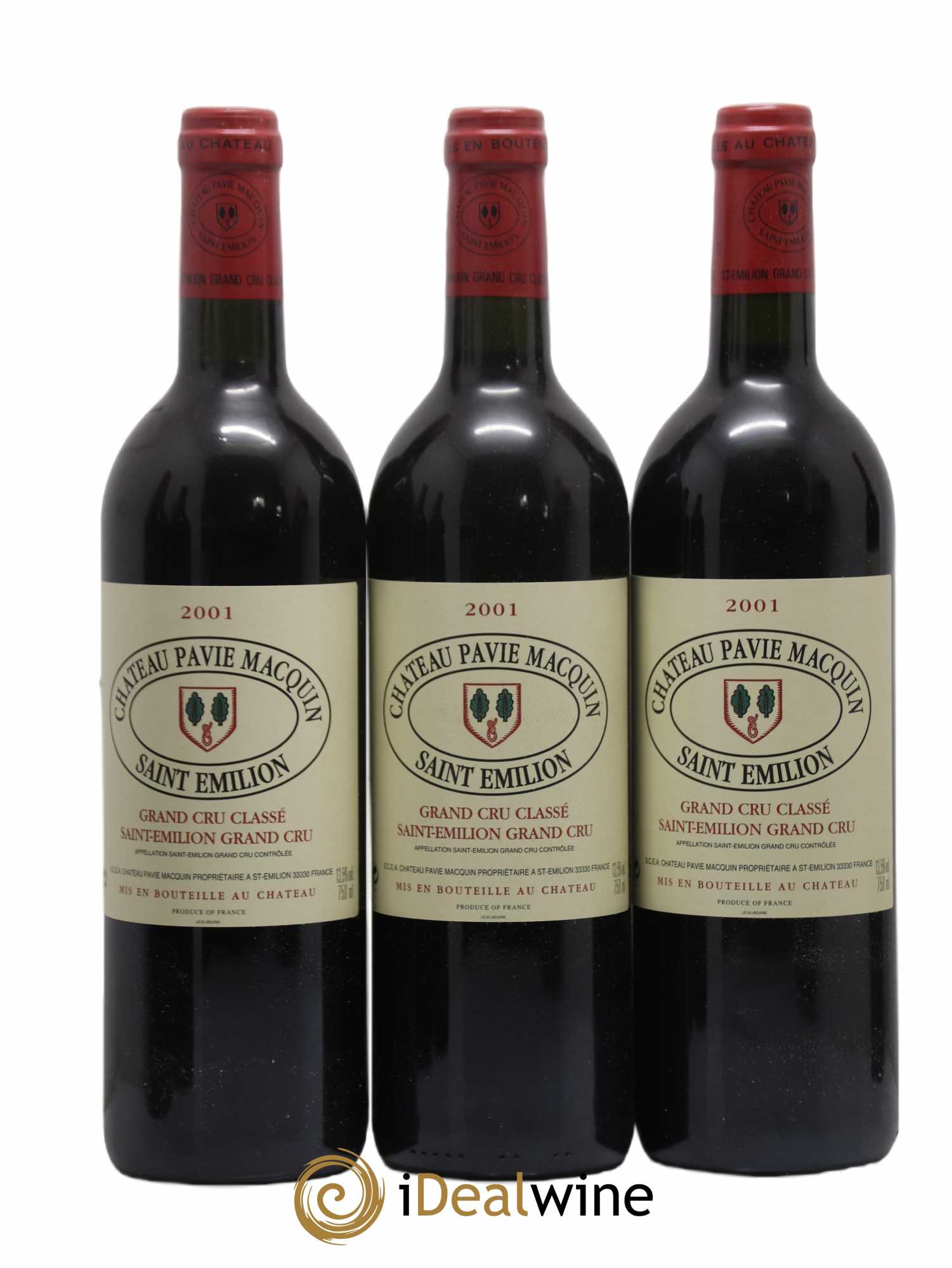 Château Pavie Macquin 1er Grand Cru Classé B 2001 - Lot de 12 bouteilles - 3