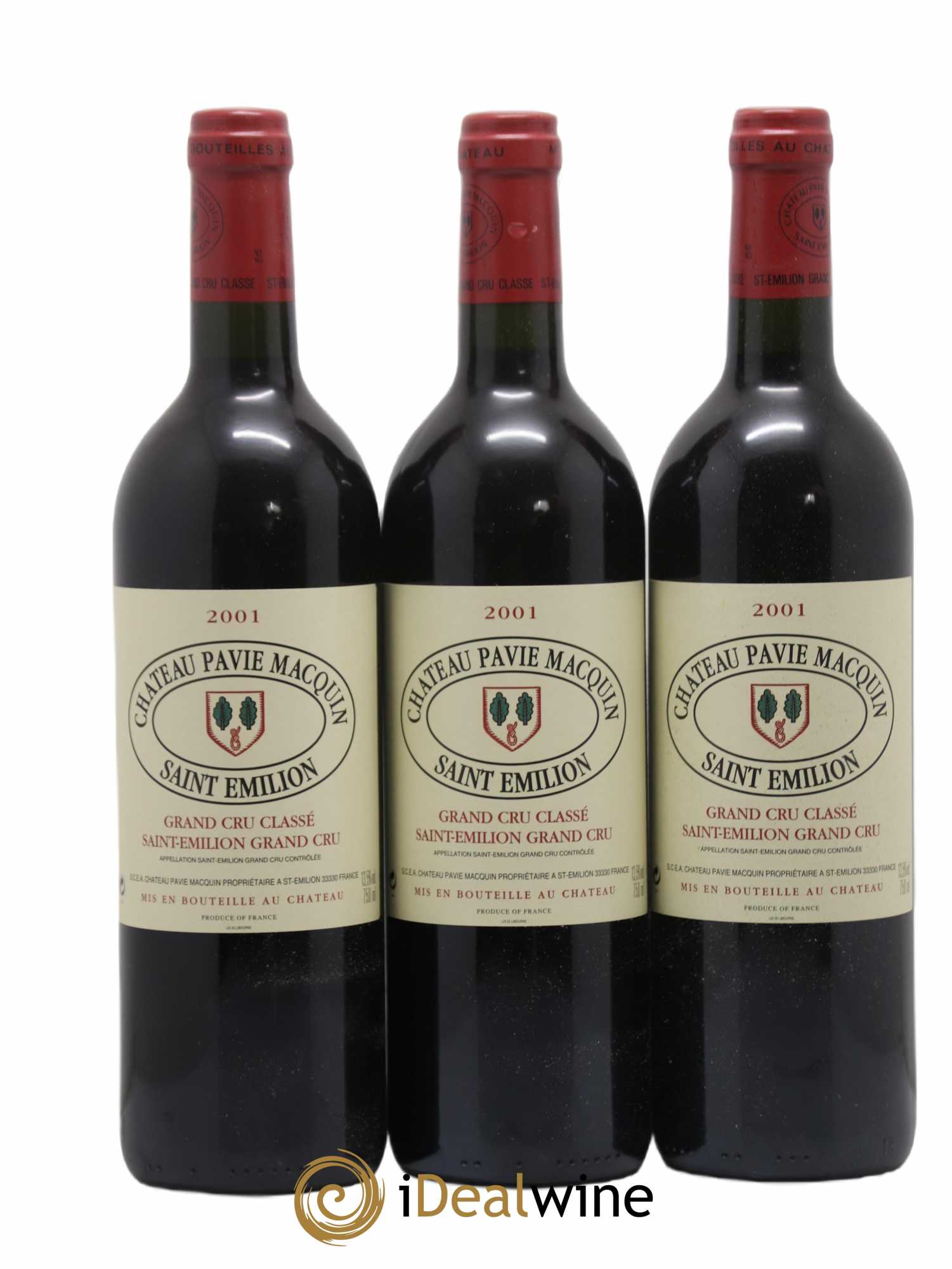 Château Pavie Macquin 1er Grand Cru Classé B 2001 - Lot de 12 bouteilles - 4