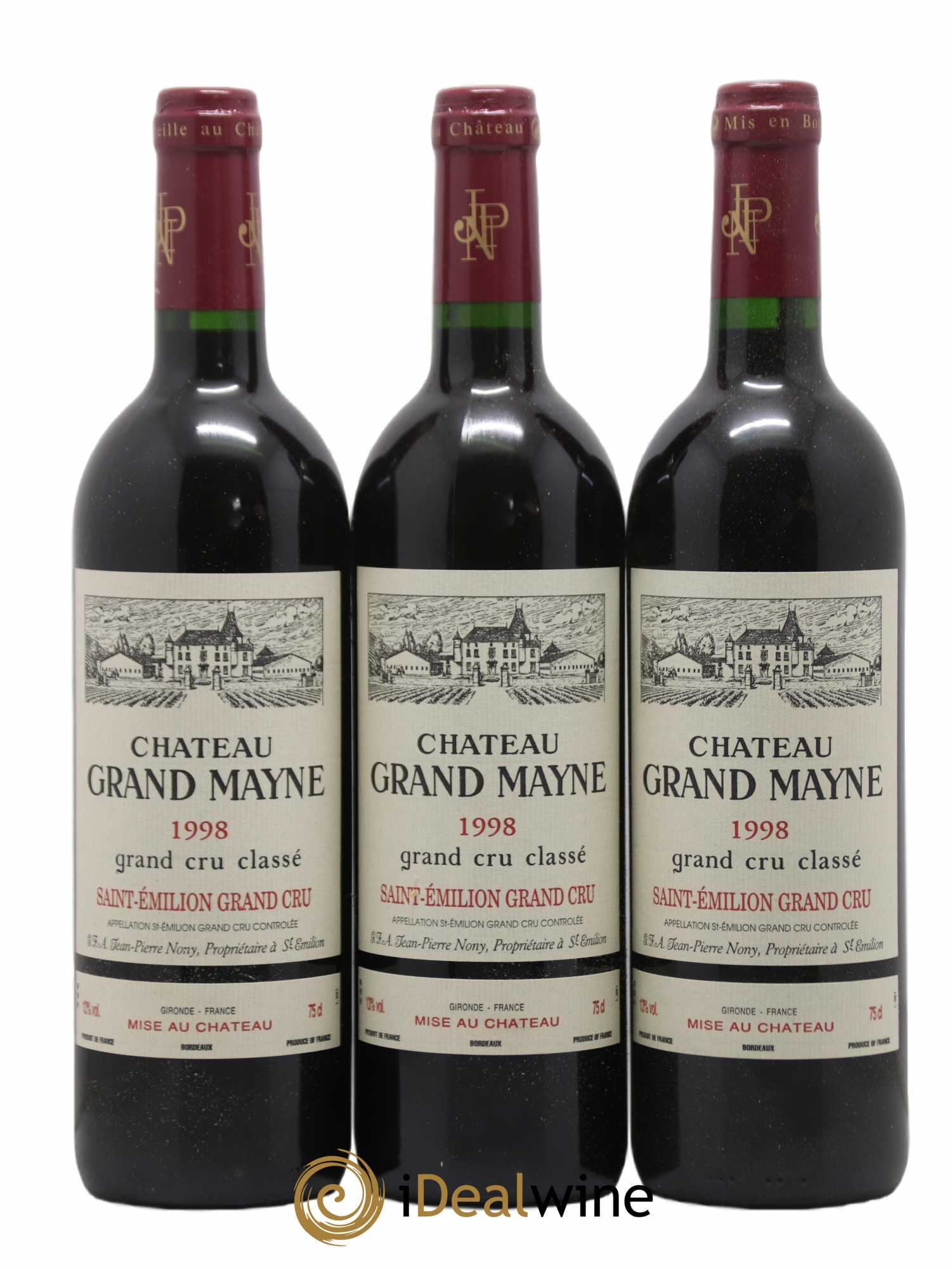 Château Grand Mayne Grand Cru Classé 1998 - Lot de 12 bouteilles - 4