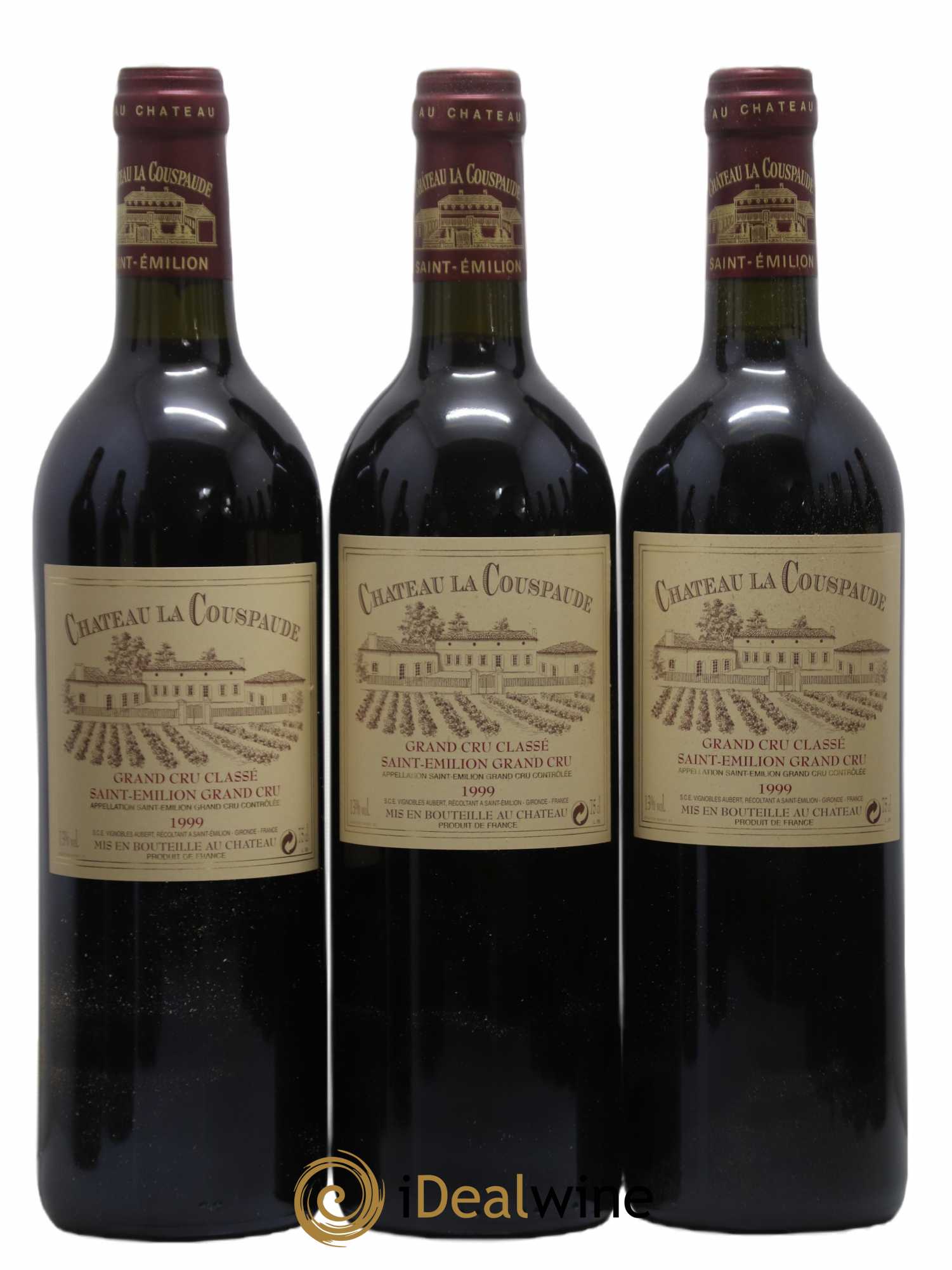 Château la Couspaude Grand Cru Classé 1999 - Lot de 12 bouteilles - 1