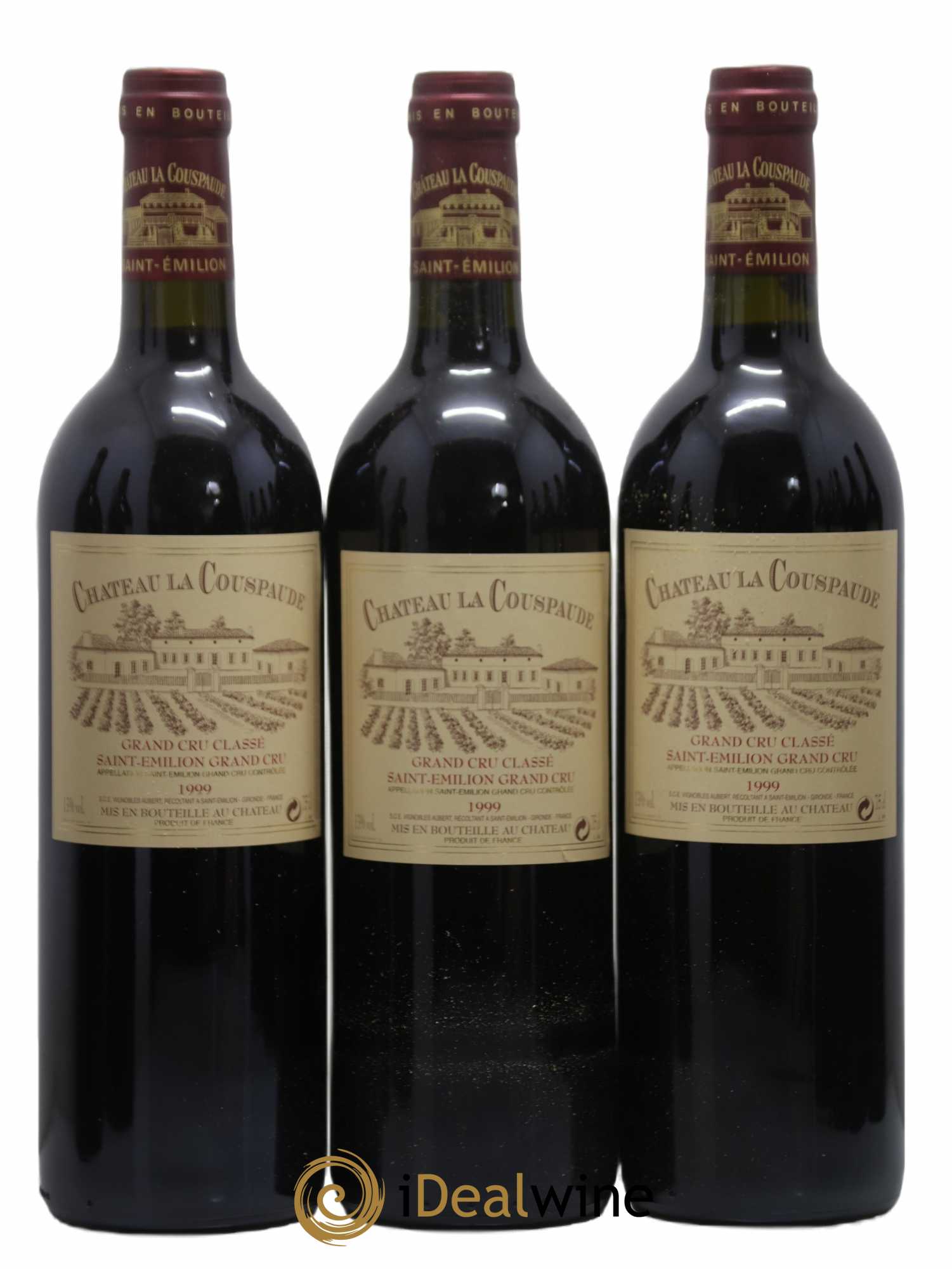 Château la Couspaude Grand Cru Classé 1999 - Lot de 12 bouteilles - 2