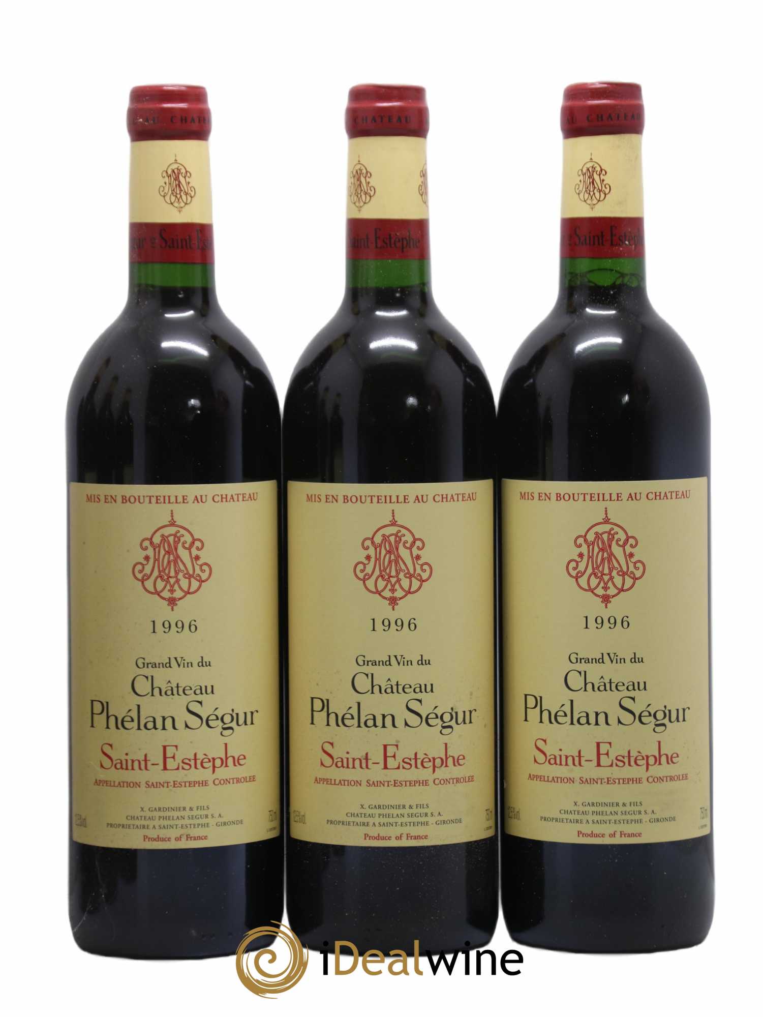 Château Phélan Ségur 1996 - Lot de 12 bouteilles - 3