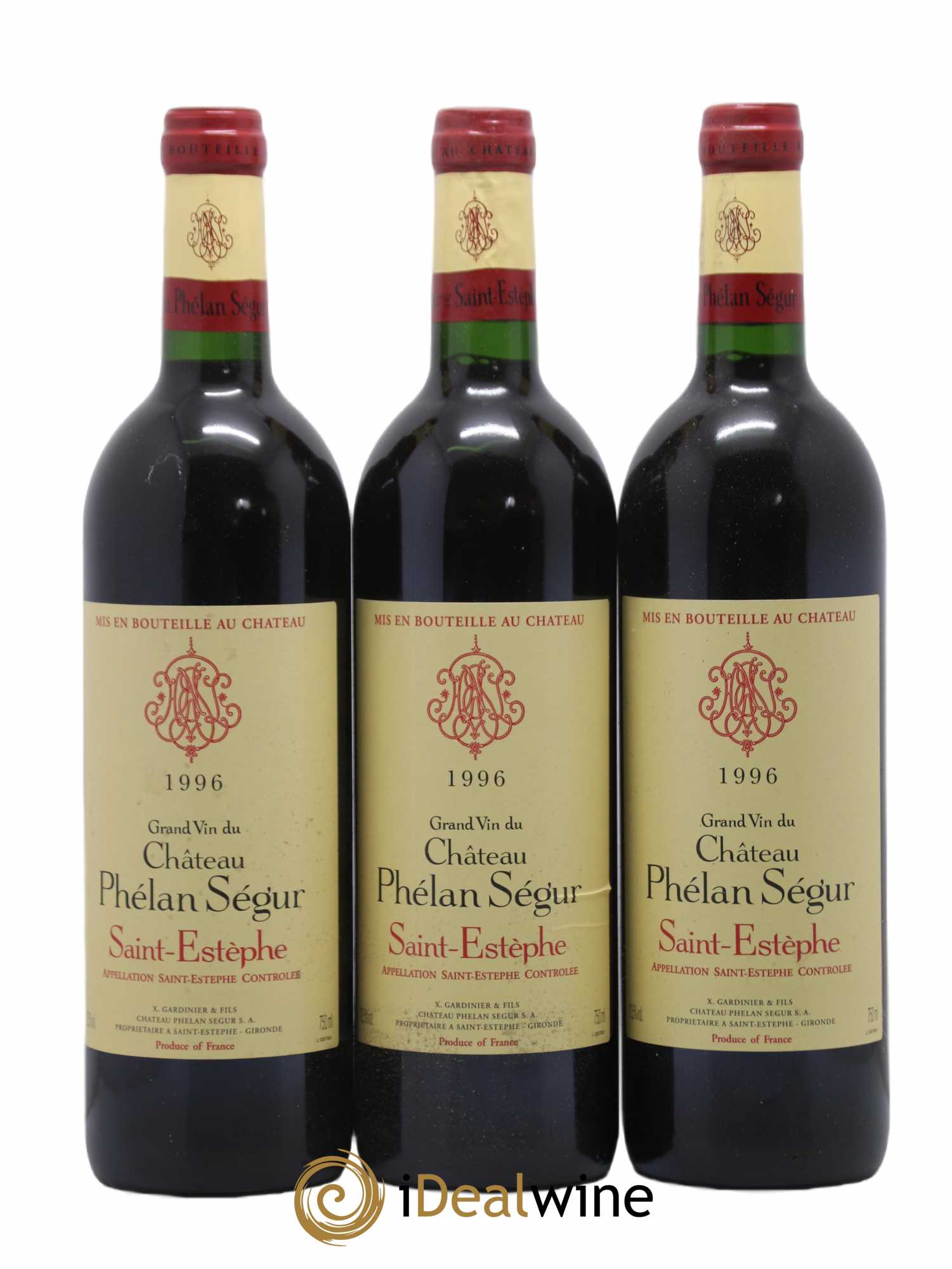 Château Phélan Ségur 1996 - Lot de 12 bouteilles - 4