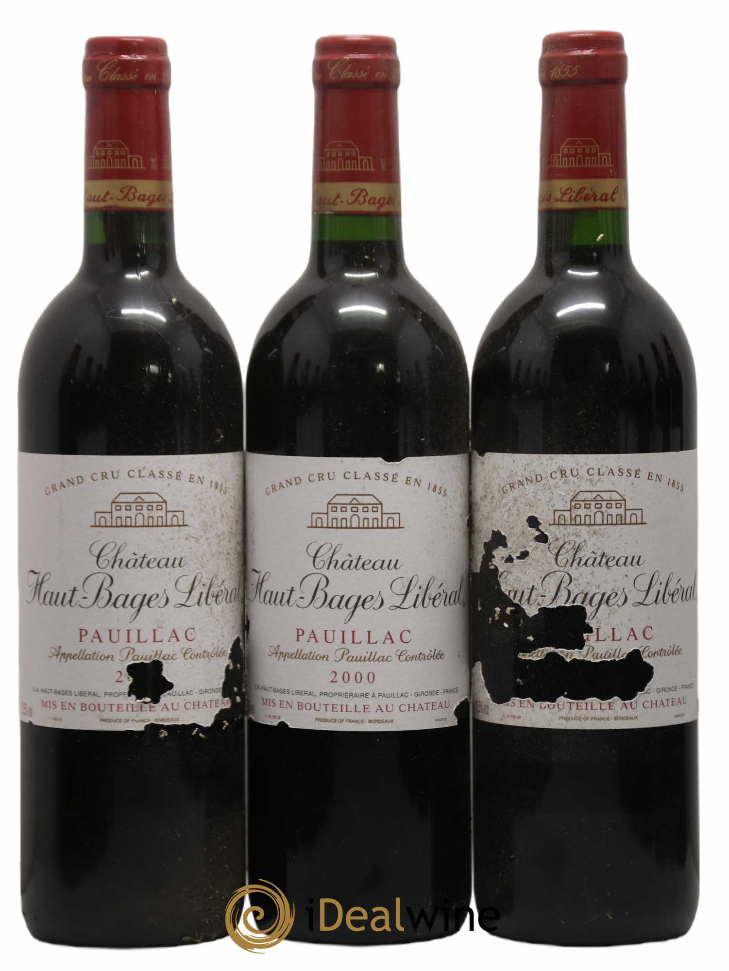 Château Haut Bages Libéral 5ème Grand Cru Classé 2000 - Lot of 12 bottles - 1