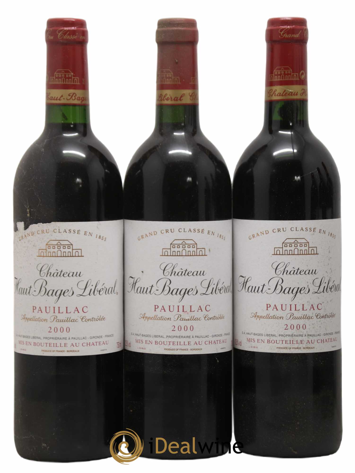 Château Haut Bages Libéral 5ème Grand Cru Classé 2000 - Lot of 12 bottles - 3
