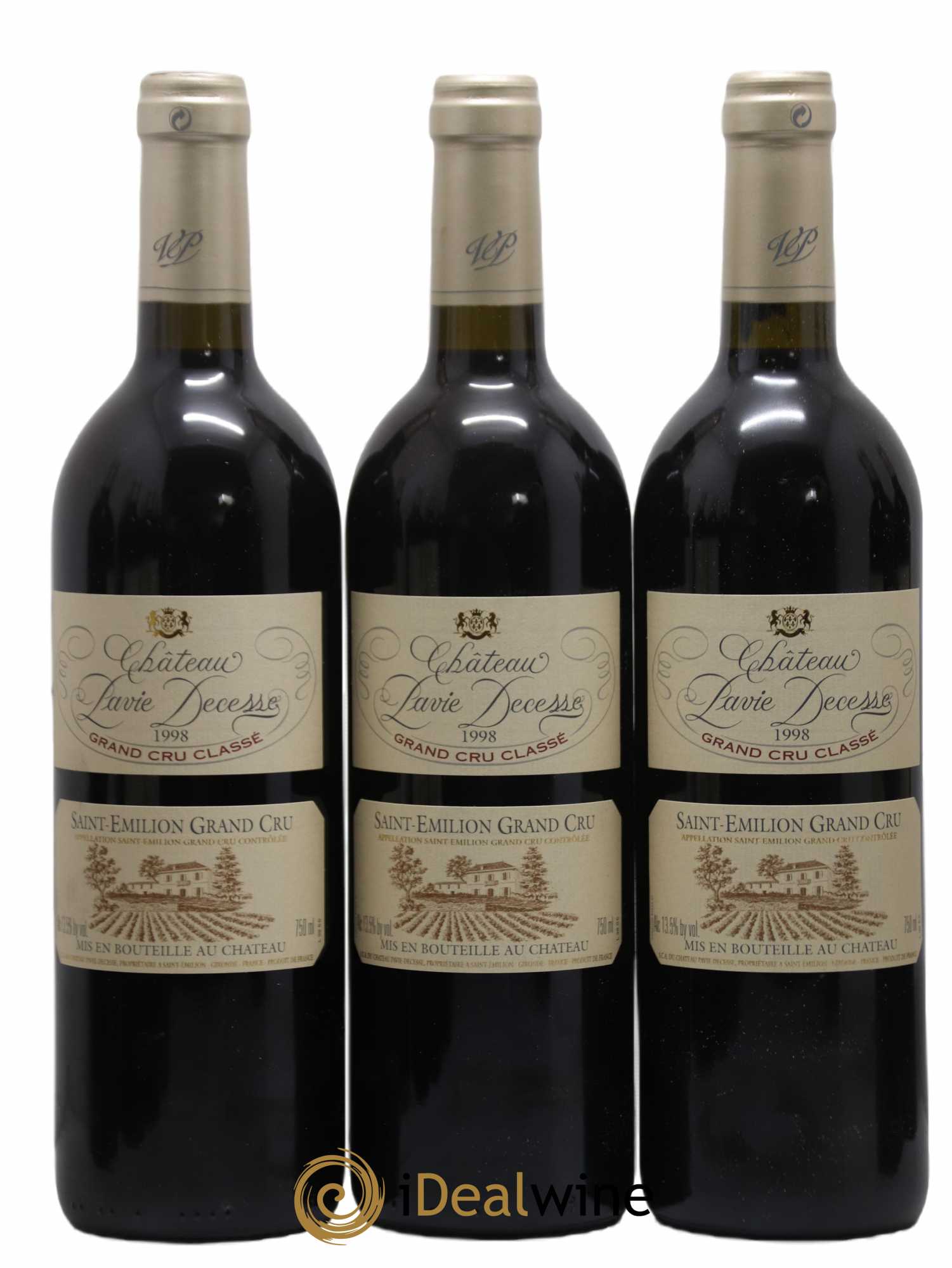 Château Pavie Decesse Grand Cru Classé 1998 - Lot de 12 bouteilles - 2