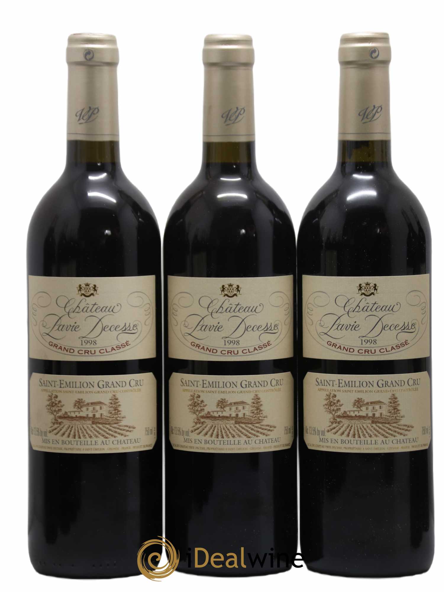Château Pavie Decesse Grand Cru Classé 1998 - Lot de 12 bouteilles - 4