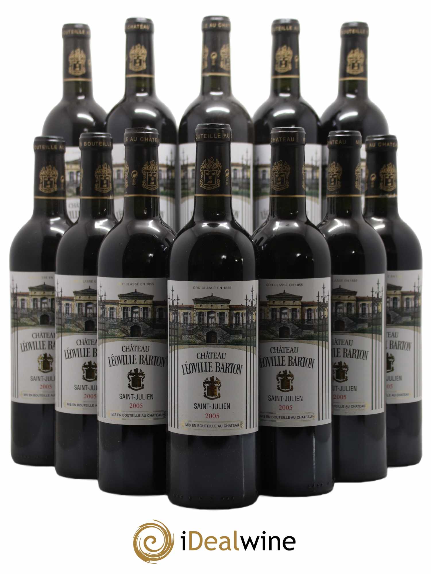 Château Léoville Barton 2ème Grand Cru Classé 2005 - Lot de 12 bouteilles - 0